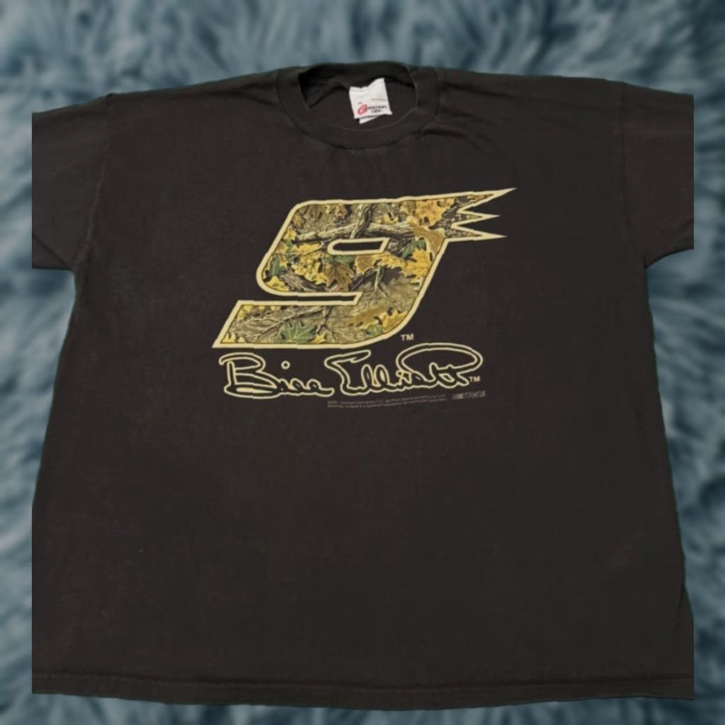NASCAR VINTAGE NASCAR Realtree Bill Elliott Real Teee Racing 2001 VTG Shirt XL Black Men T-Shirt Short Sleeve 90s Y2K Sports Racing Vintage Size US XL / EU 56 / 4 - 1 Thumbnail