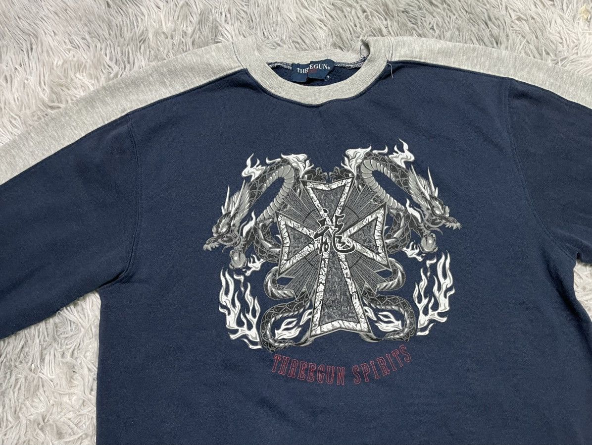 Japanese Brand 2000s THREE GUNS CROSS DRAGON DESIGN RARE Size US M / EU 48-50 / 2 - 6 Thumbnail