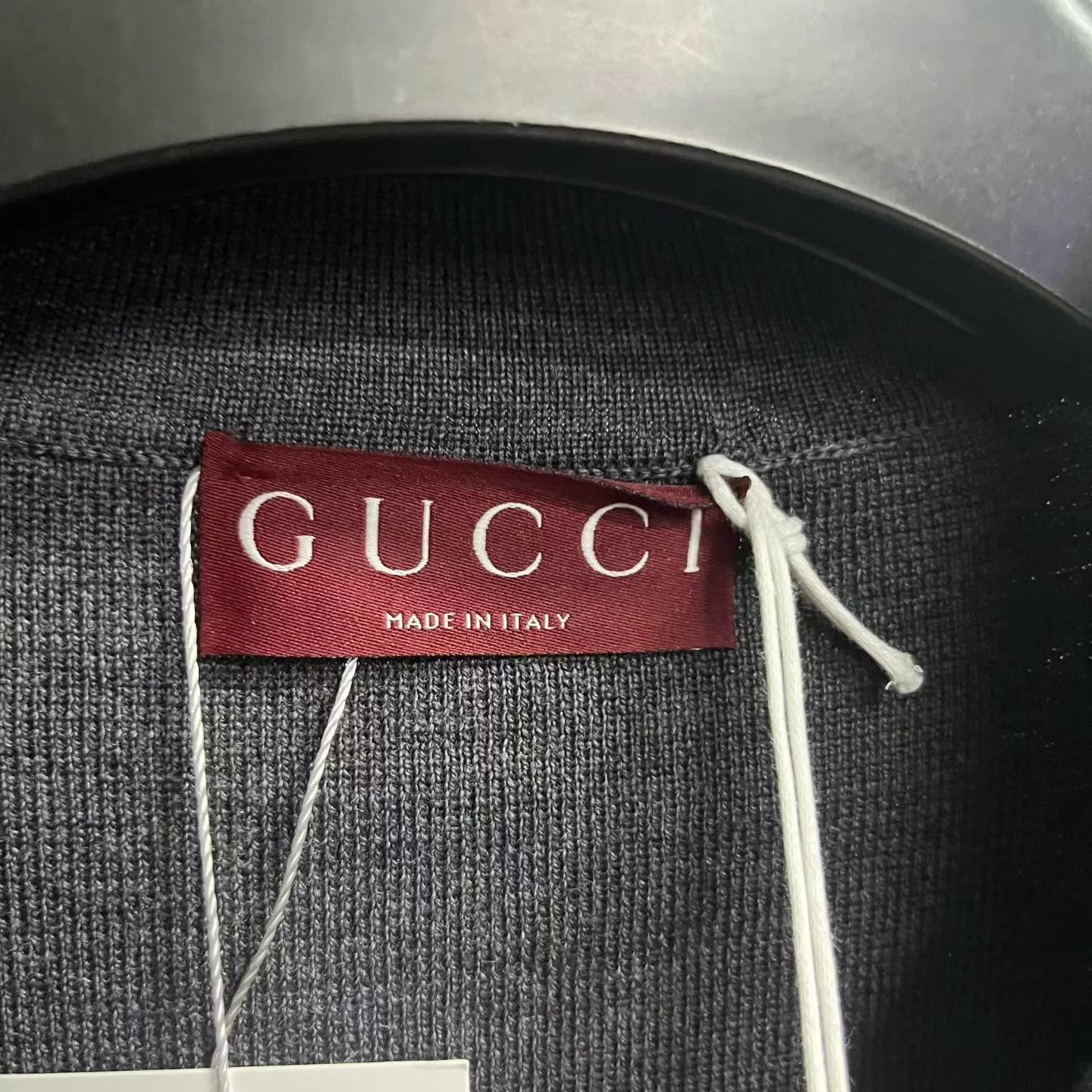Gucci Gucci 2024 Gray Logo Crewneck Sweater Size US XL / EU 56 / 4 - 2 Thumbnail