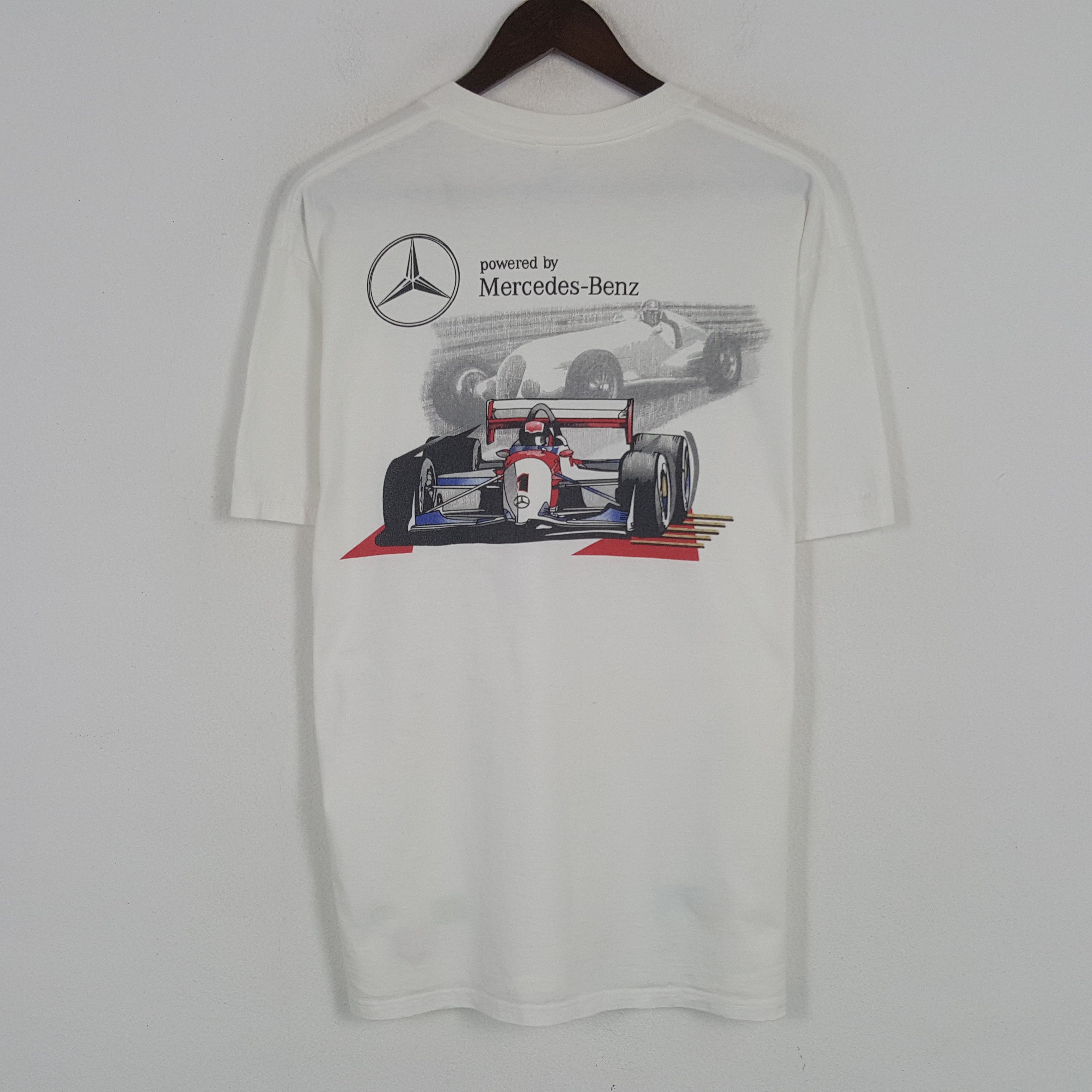 Mercedes-Benz × Vintage Vintage Mercedes Benz Racing Car Tshirt Size US L / EU 52-54 / 3 - 1 Thumbnail