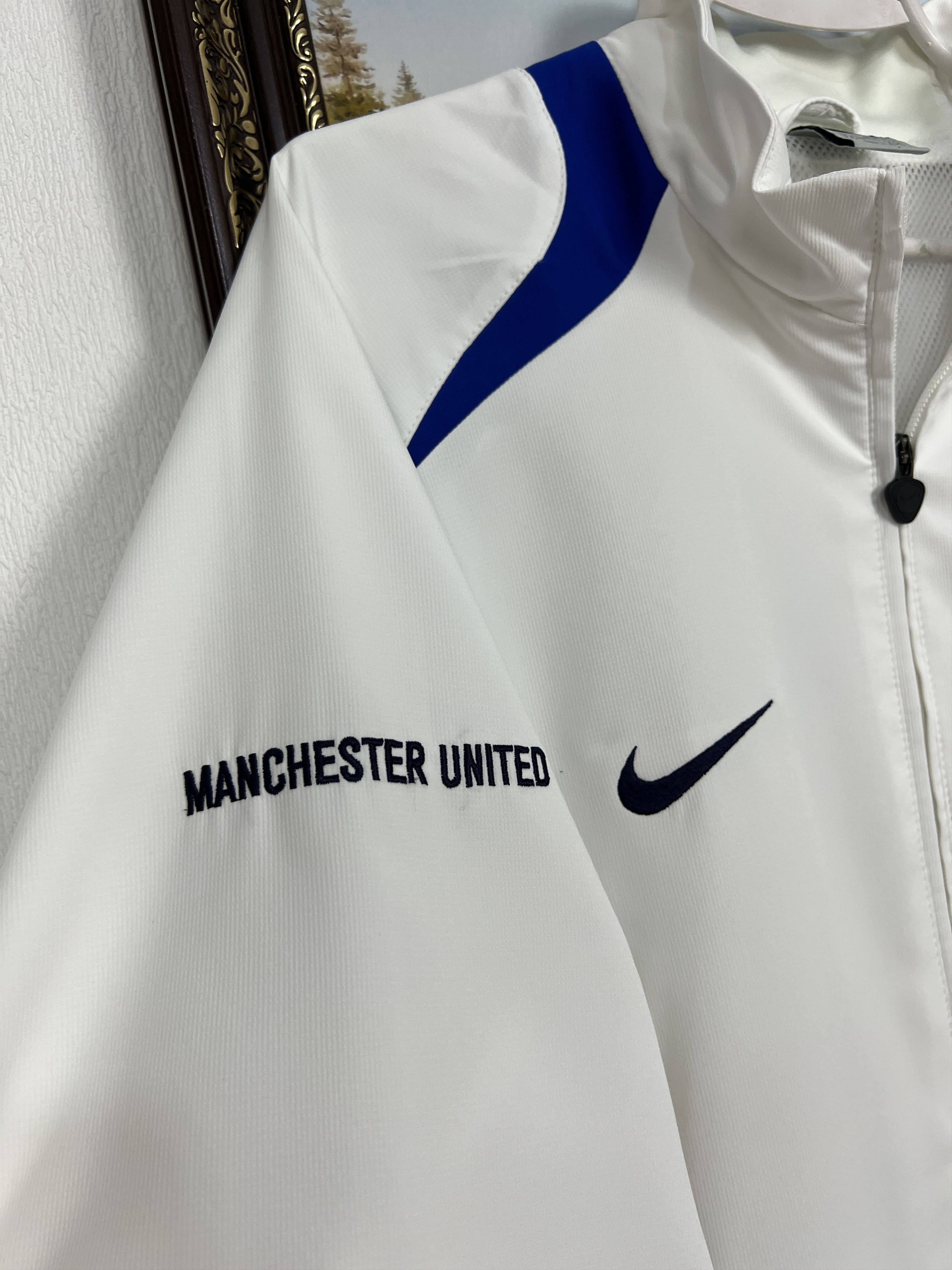 Nike Vintage Manchester United Football Jacket Soccer Track Top Size US XXL / EU 58 / 5 - 3 Thumbnail