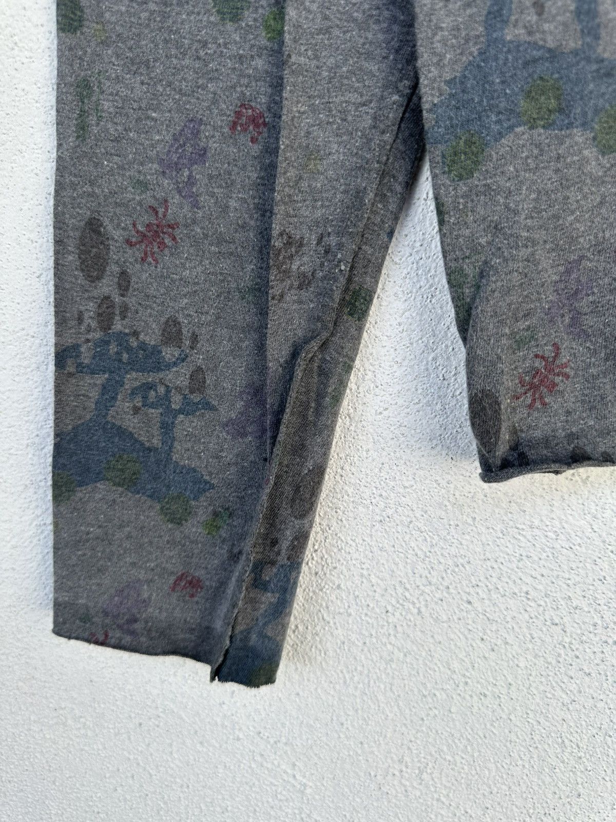 2003 Comme Des Garcon Homme Ink Print Long Sleeve
