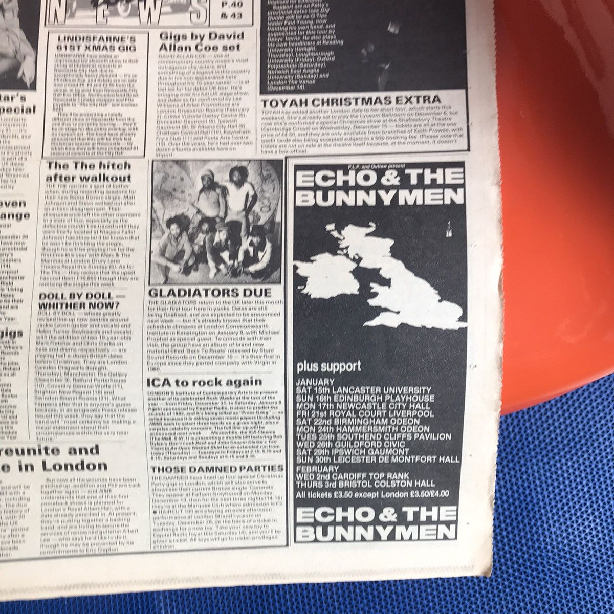 Hysteric Glamour × Vintage Vintage NME Magazine - NME (UK) Dec 4th 1982 Simple Minds Size ONE SIZE - 23 Thumbnail
