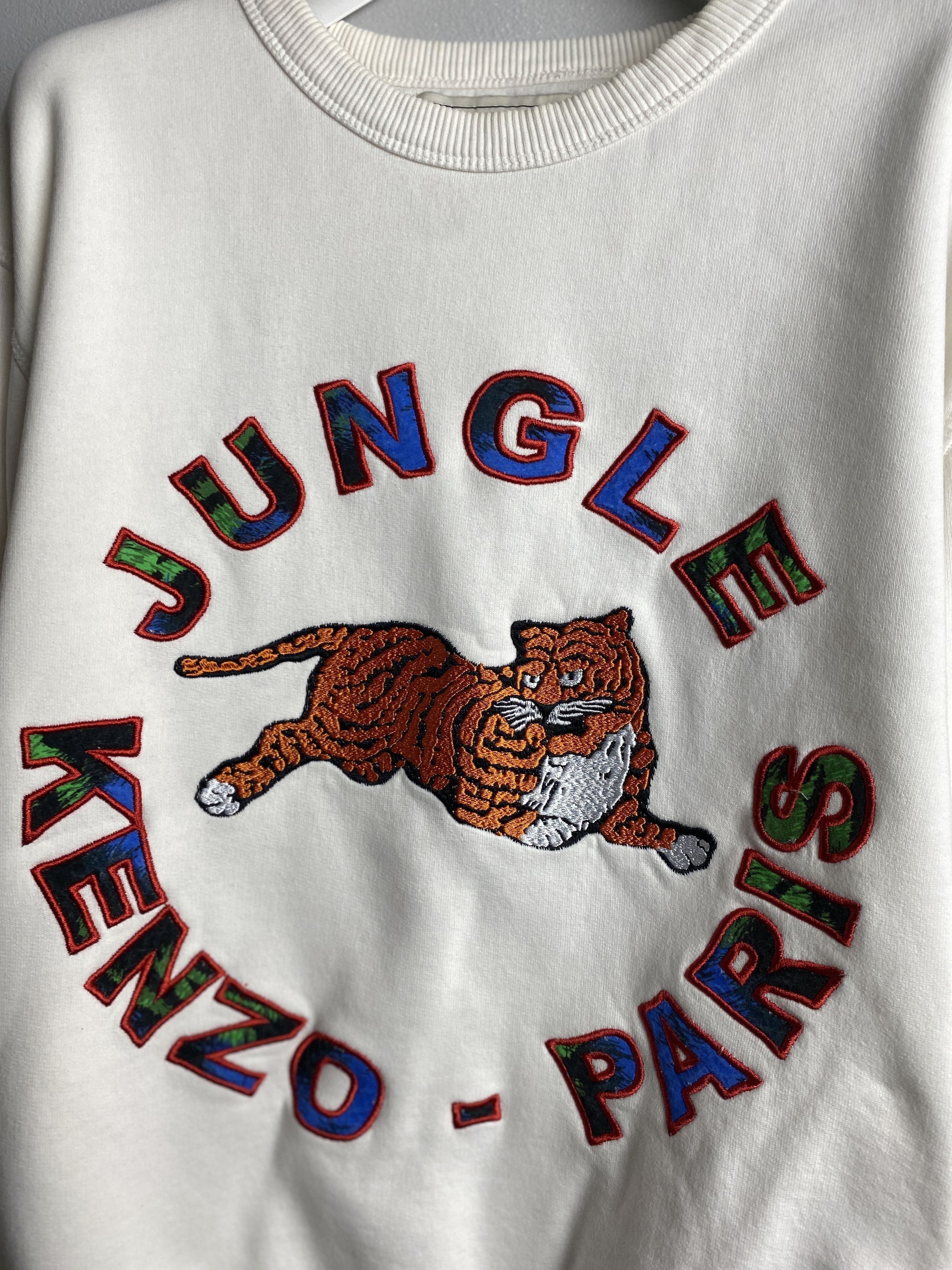 Kenzo Kenzo x H&M big logo embroidered sweatshirt Size US M / EU 48-50 / 2 - 2 Thumbnail
