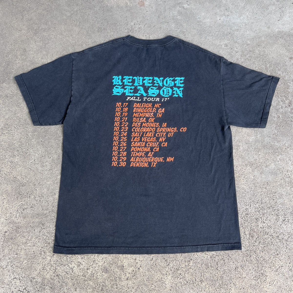Band Tees Revenge Season Tour Promo Tee XL Grindcore Size US XL / EU 56 / 4 - 5 Thumbnail