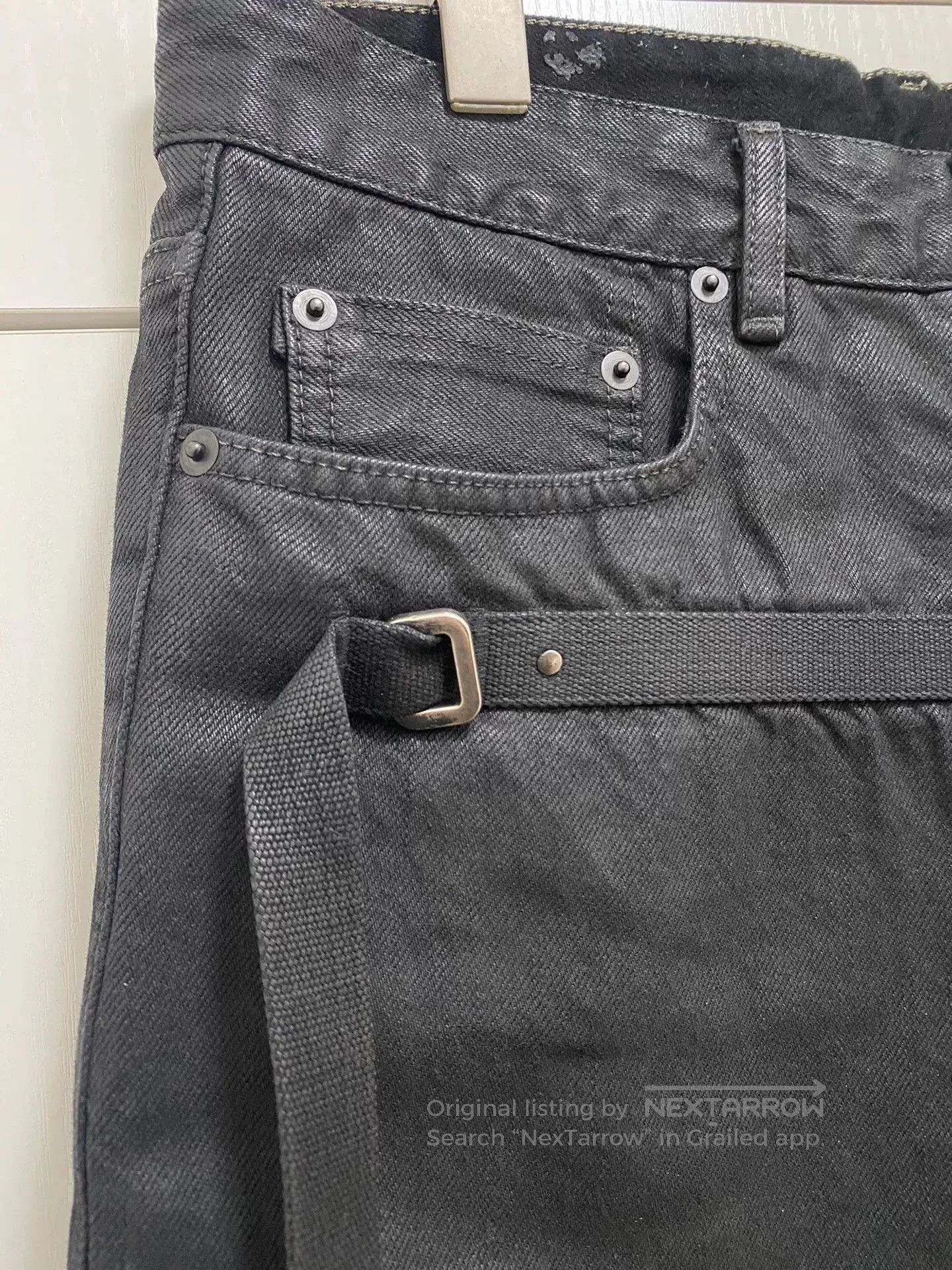 Rick Owens Drkshdw Rick Owens DRKSHDW Waxed Jeans. Size US 30 / EU 46 - 3 Thumbnail