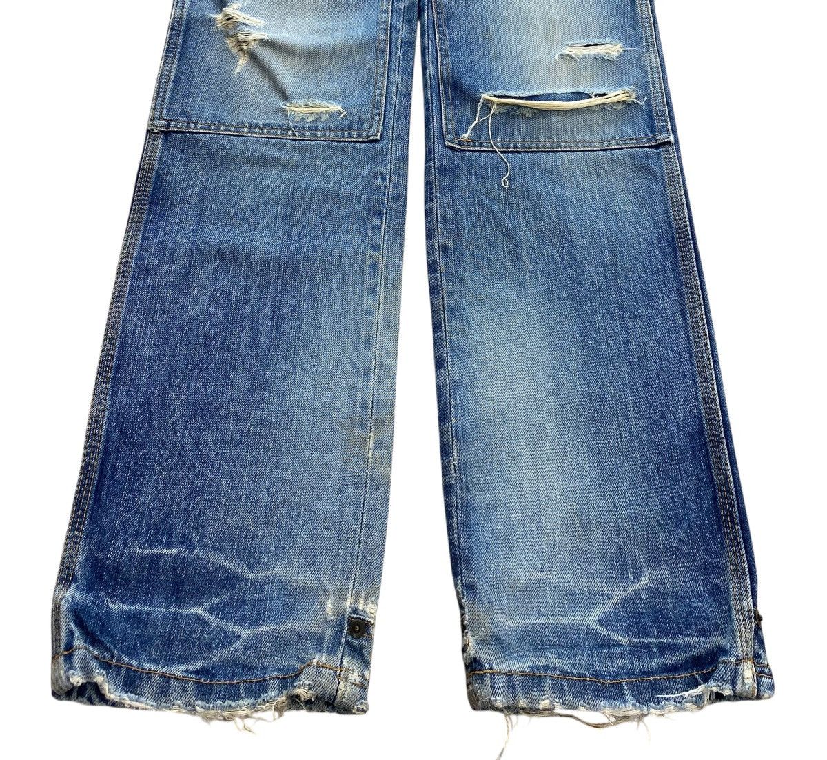 Pledge Pledge Faded Wash Ripped Style Straight Leg Jean Size US 32 / EU 48 - 5 Thumbnail