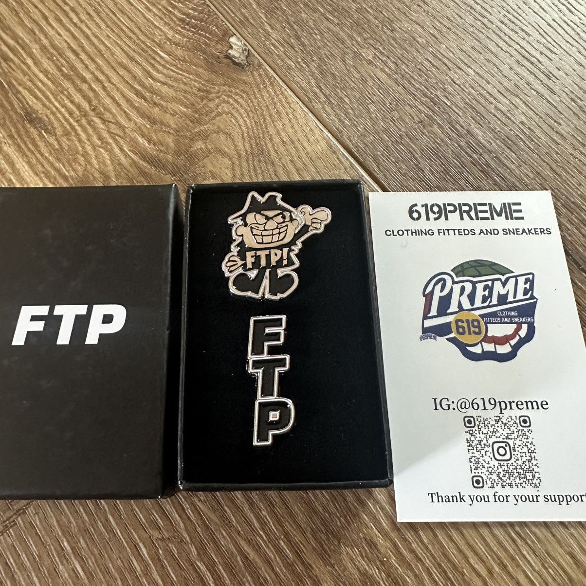 Fuck The Population FTP Boris pin set (two included) Size ONE SIZE - 2 Thumbnail
