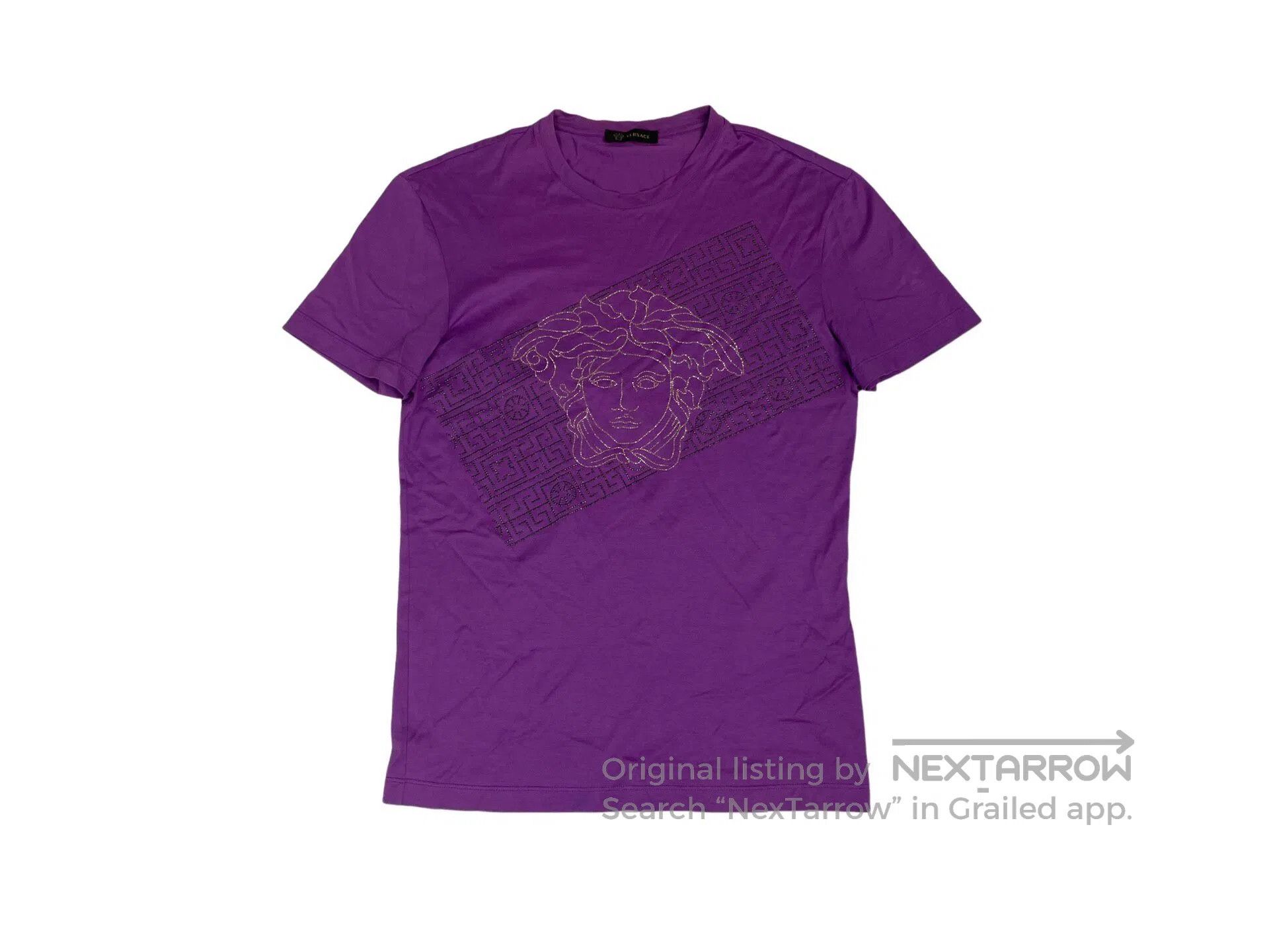 Versace Versace Medusa-Head Crystal Short Sleeve Top Size US XS / EU 42 / 0 - 1 Thumbnail