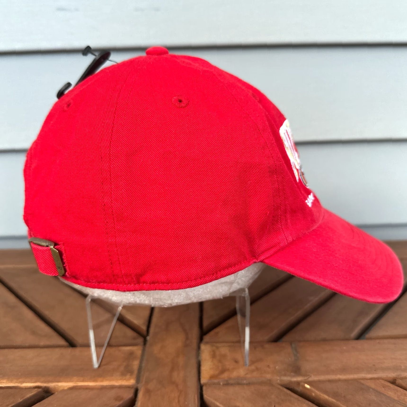 47 VINTAGE San Francisco 49ers Football Hat Cap Adjustable Strapback Cotton Red NFL Sports Men One Size Size ONE SIZE - 3 Thumbnail