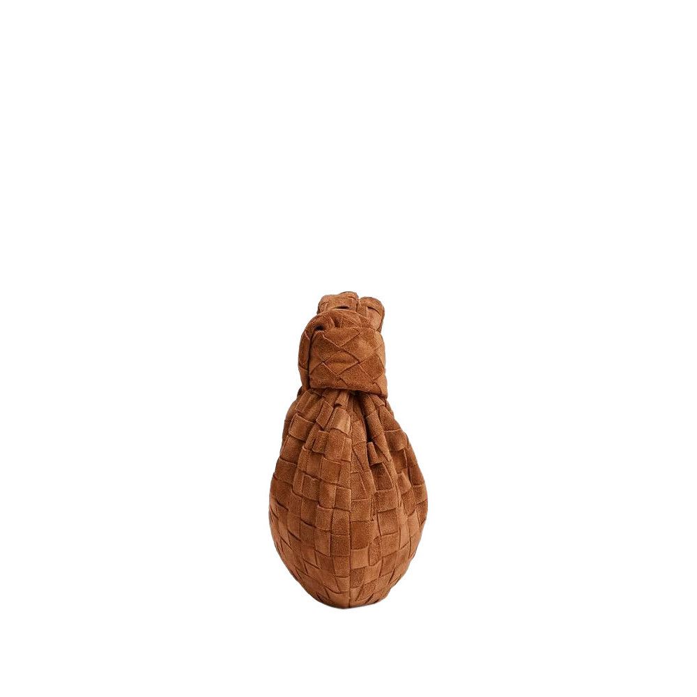 Bottega Veneta BOTTEGA VENETA Mini Jodie $3100 Amber Suede Top Handle Bag N Size ONE SIZE - 3 Thumbnail