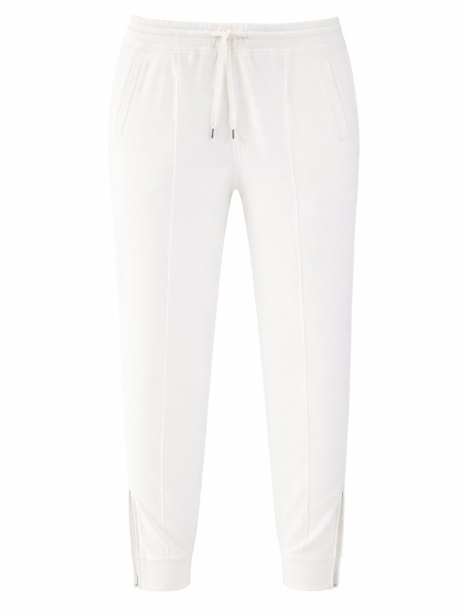 Brunello Cucinelli BRUNELLO CUCINELLI COTTON JOGGER PANTS - WHITE Size US 36 / EU 52 - 1 Thumbnail