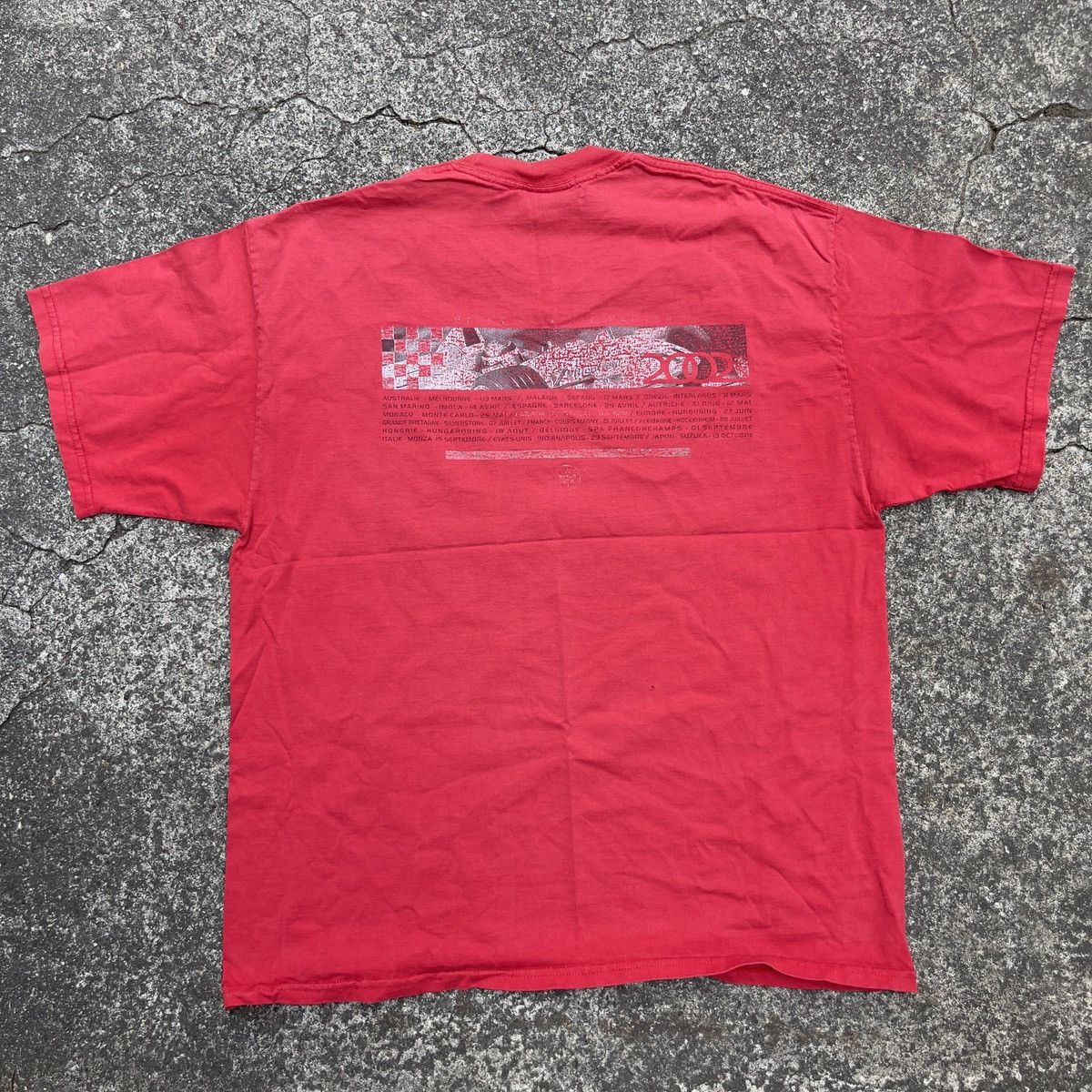 Vintage Vintage Thrashed 2002 GRAND PRIX Shirt Size US XL / EU 56 / 4 - 6 Thumbnail