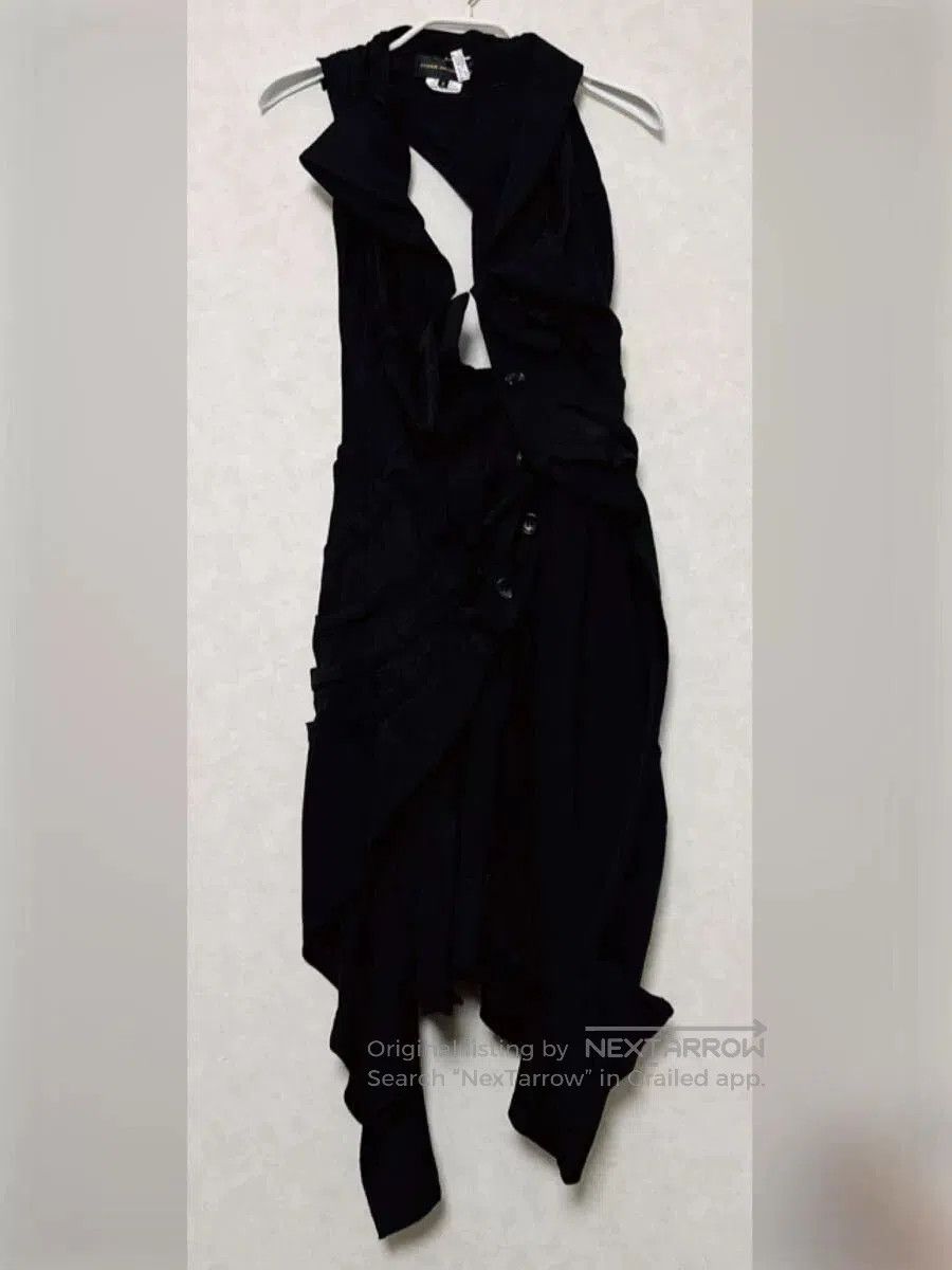 Comme des Garcons COMME des GARCONS Black Vest & Shirt. Size US S / EU 44-46 / 1 - 2 Thumbnail