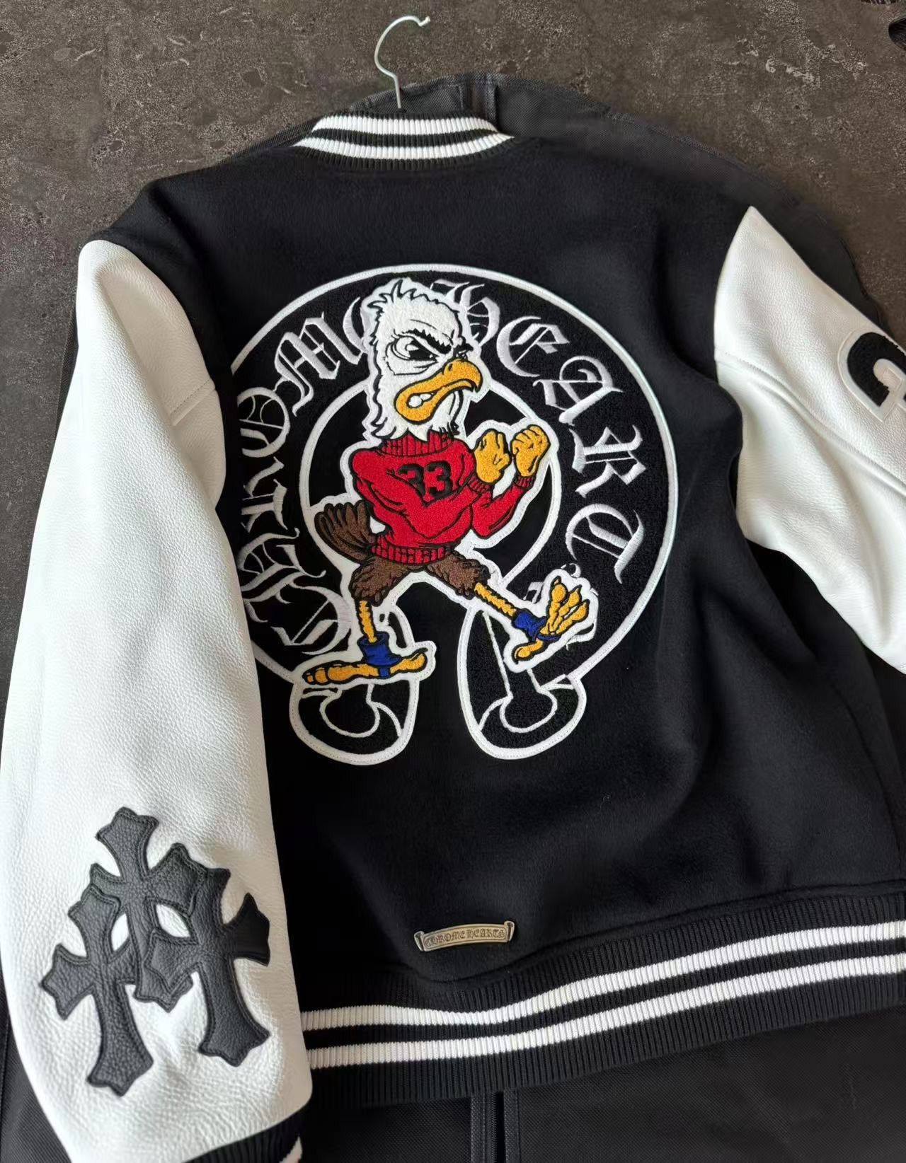 Chrome Hearts Chrome Hearts VIC Varsity Jacket Size US S / EU 44-46 / 1 - 1 Thumbnail