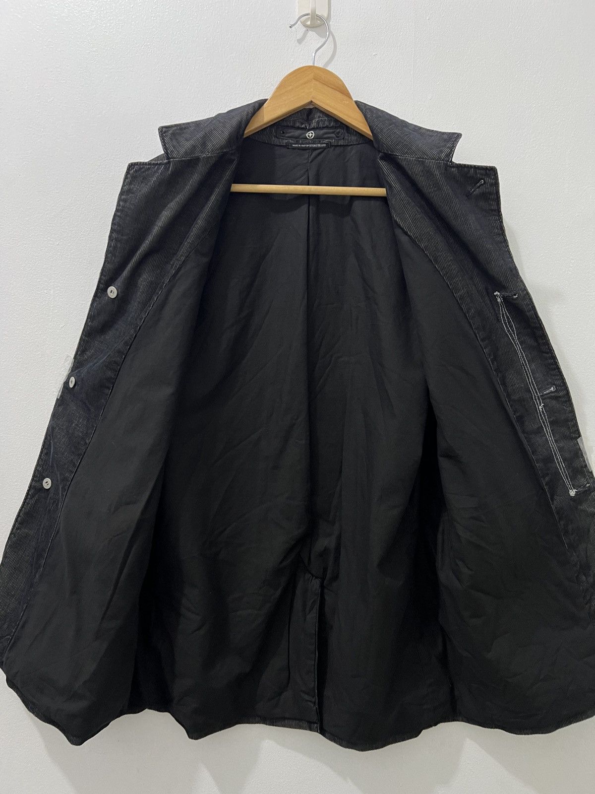 Stone Island 2002 Stone Island Pique Coverall Corduroy Shadow Jacket Size US L / EU 52-54 / 3 - 3 Thumbnail