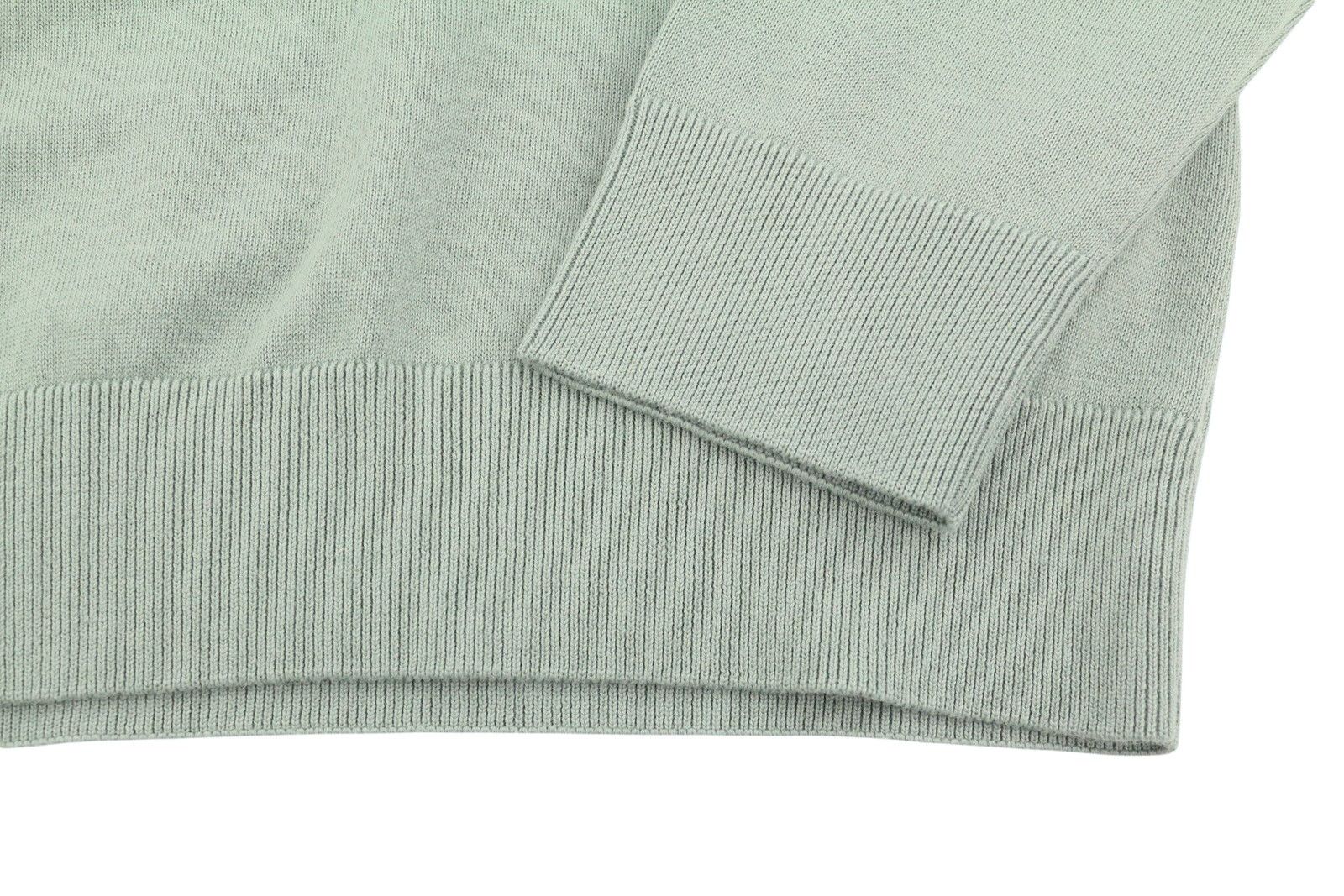 Calvin Klein COTTON SILK BLEND S Slate Grey Knit Pullover Jumper 87432 Size US S / EU 44-46 / 1 - 5 Thumbnail