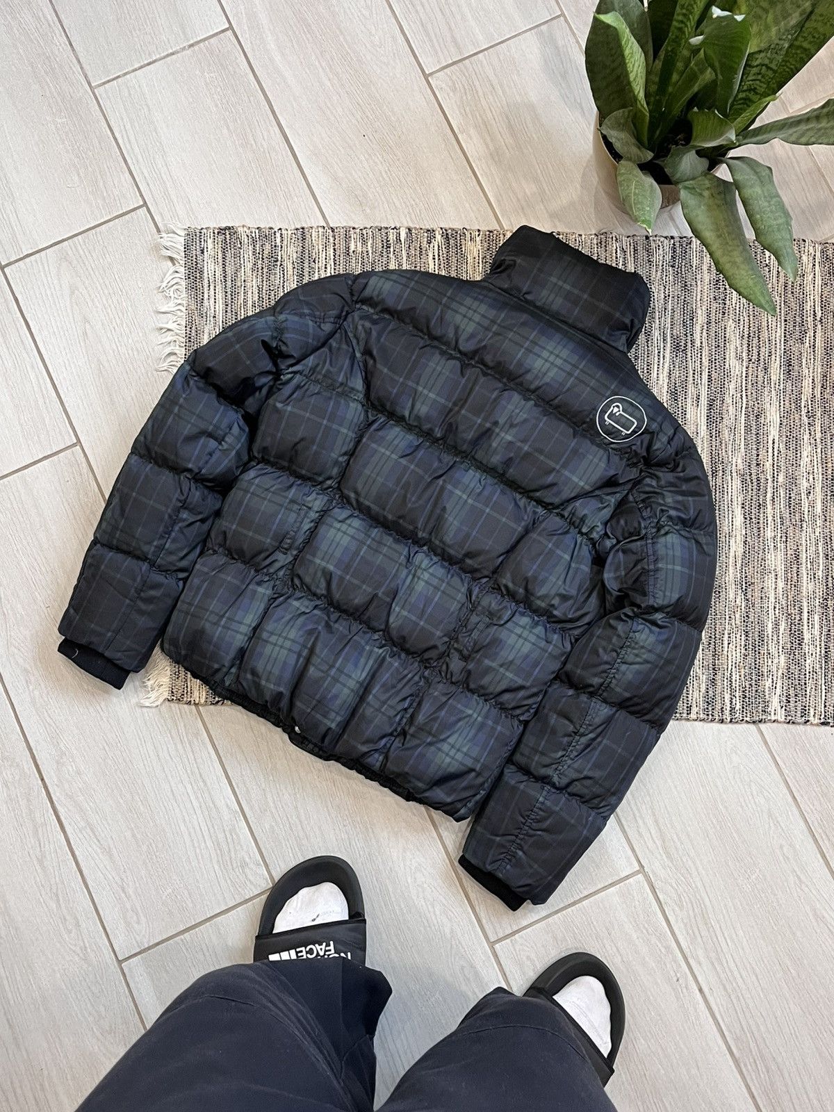 Woolrich Woolen Mills Penn Rich Woolrich down jacket checkered Moncler style Size L / US 10 / IT 46 - 4 Thumbnail