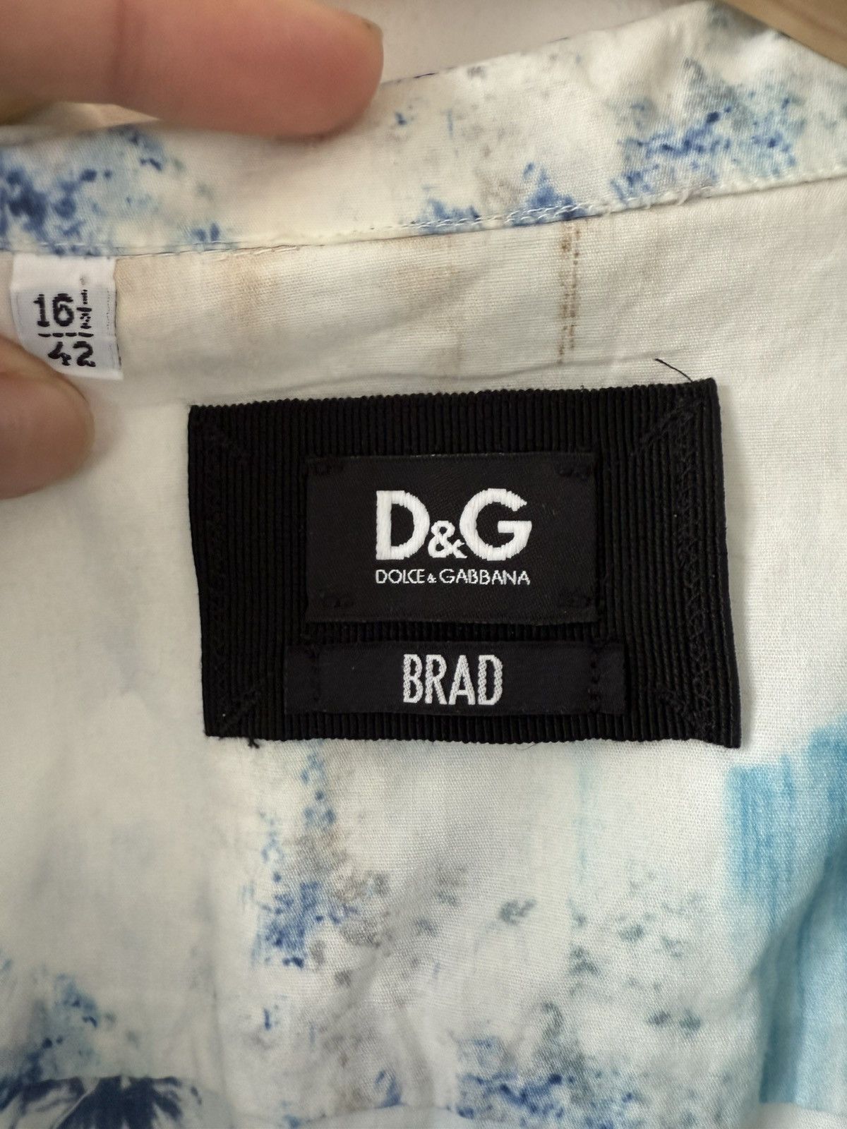 Dolce & Gabbana Dolce & Gabanna Brad shirt Size US M / EU 48-50 / 2 - 2 Thumbnail