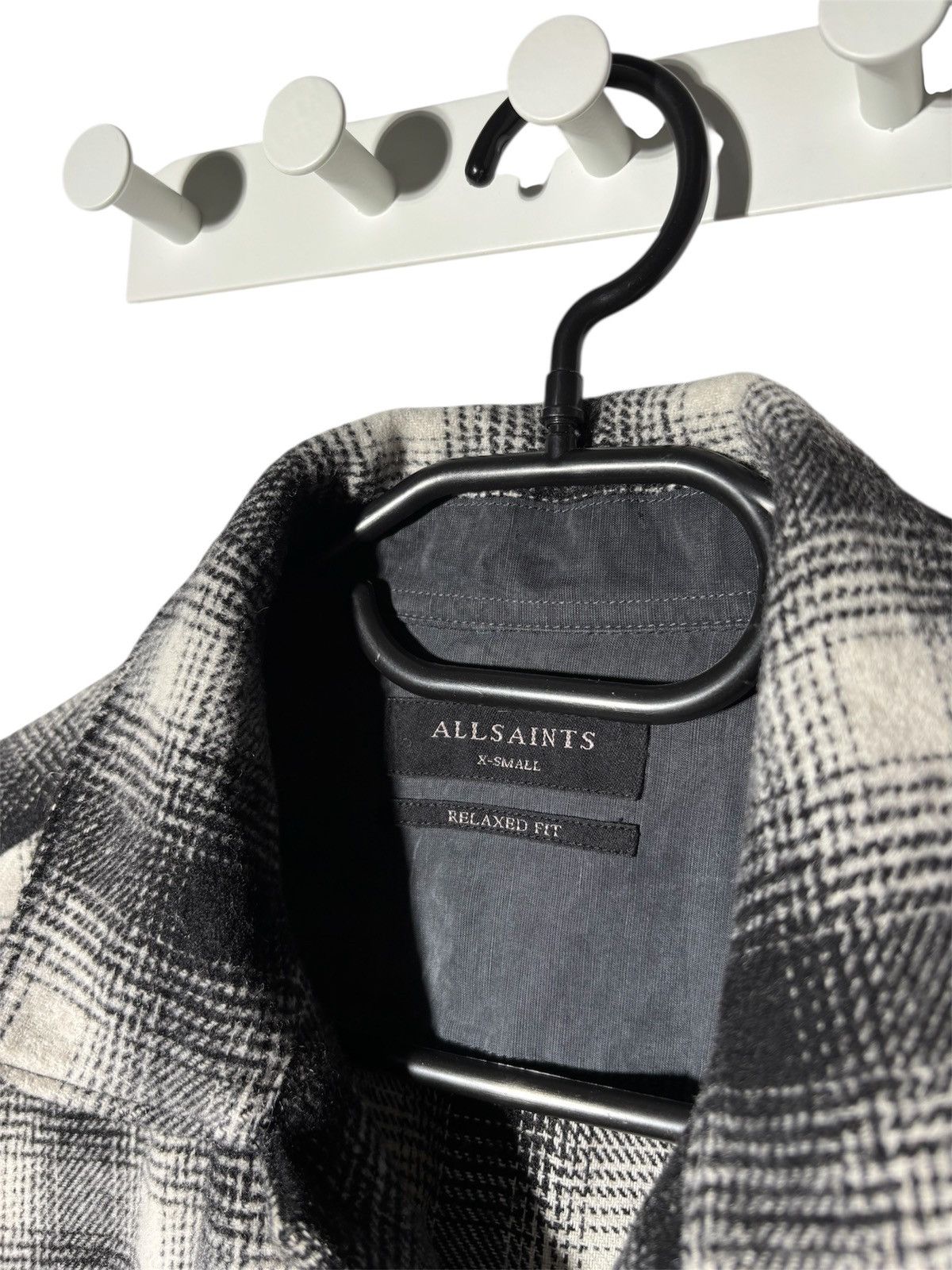 Allsaints Allsaints Plaid Wool Over Shirts Jacket Cargo Pocket S-M Size US M / EU 48-50 / 2 - 4 Thumbnail