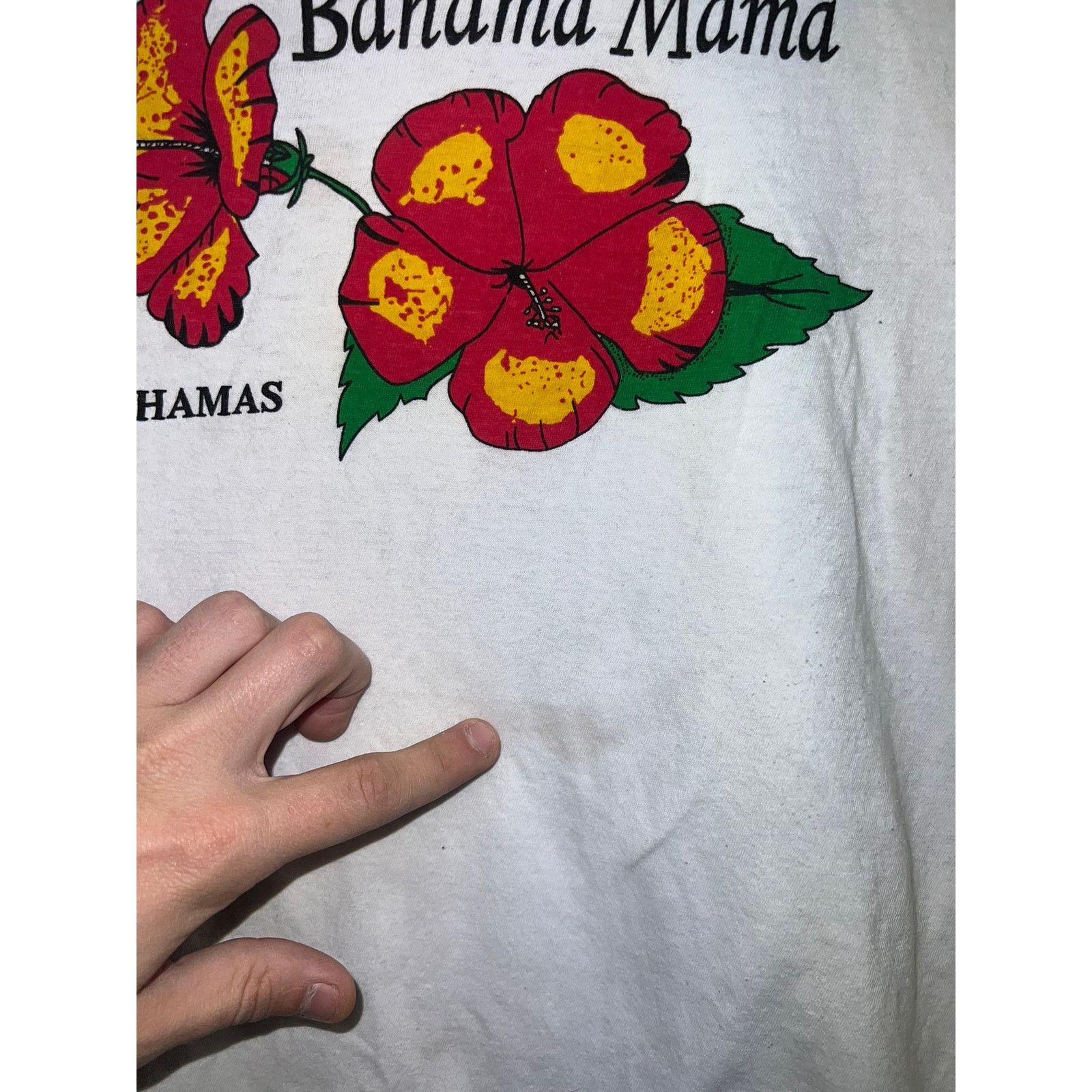 Vintage Vintage Womens Bahama Mama Shirt Bahamas Floral V Neck 90s L Size L / US 10 / IT 46 - 6 Thumbnail