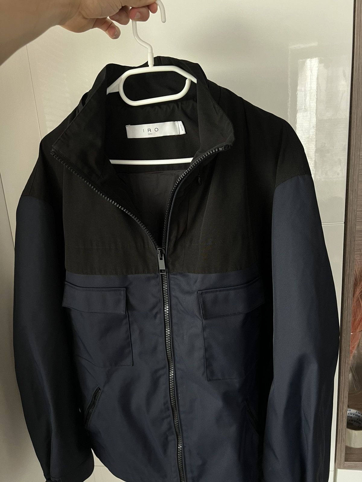 Iro IRO Spring /Summer 2022 Blue/Black Barnes Paris Jacket Size US M / EU 48-50 / 2 - 1 Thumbnail