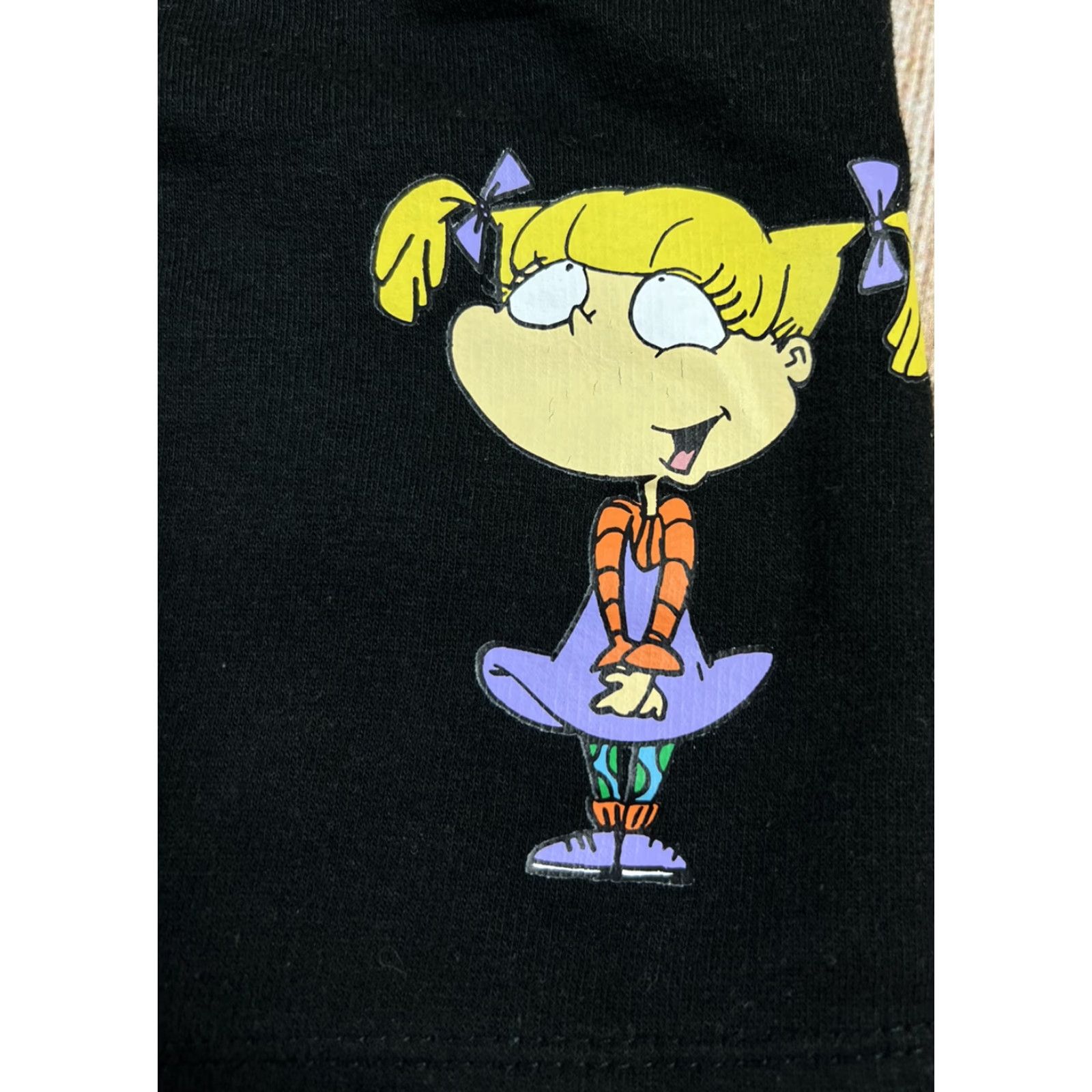 Nickelodeon Nickelodeon Rugrats Black Shorts 90s Size S Men Regular Cotton Sweat Adults Mens Black 90s Classic Size US 29 - 6 Thumbnail