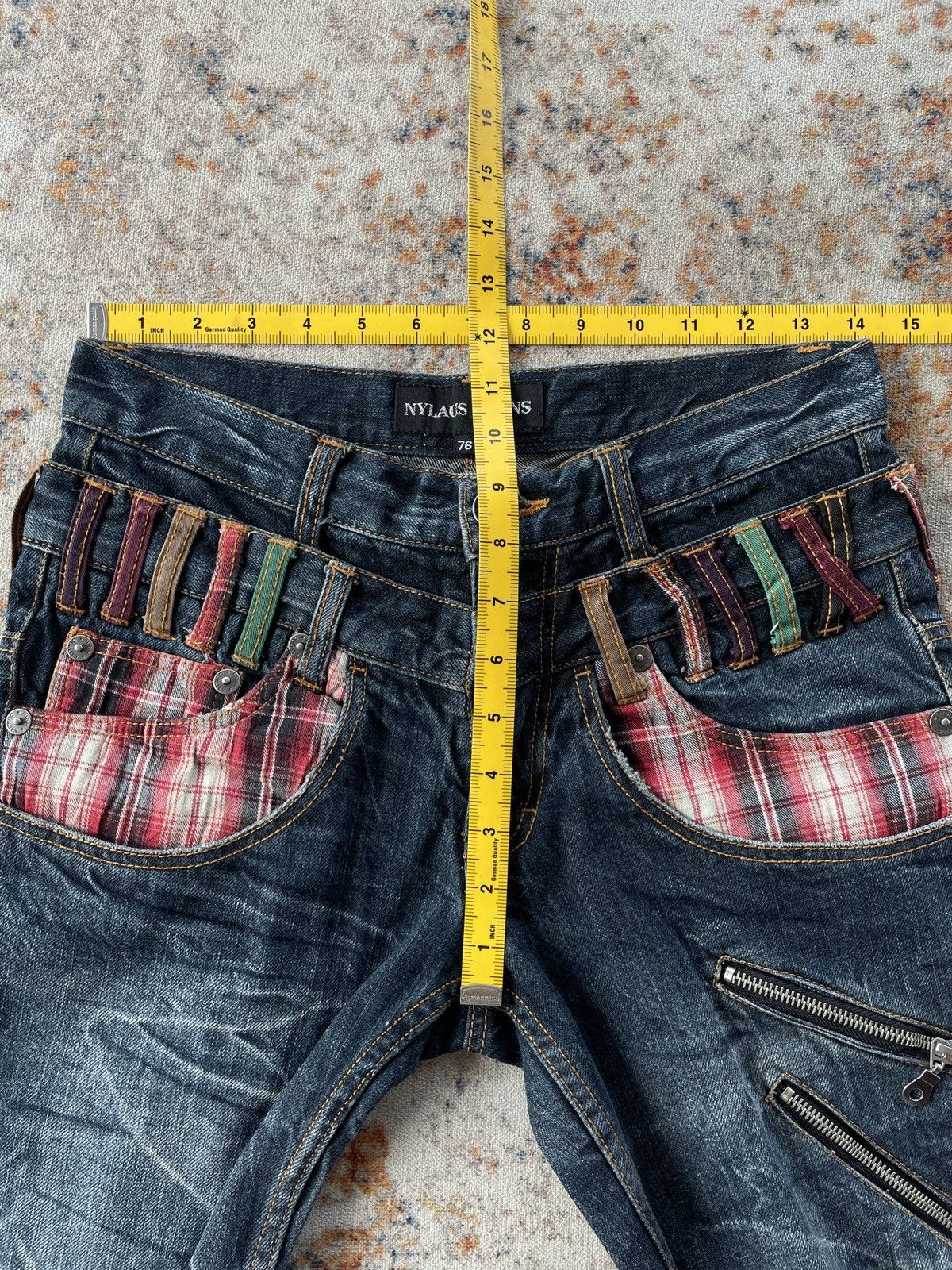 Hysteric Glamour NYLAUS DOUBLE WAIST JEANS LIKE HYSTERIC Size US 28 / EU 44 - 7 Thumbnail