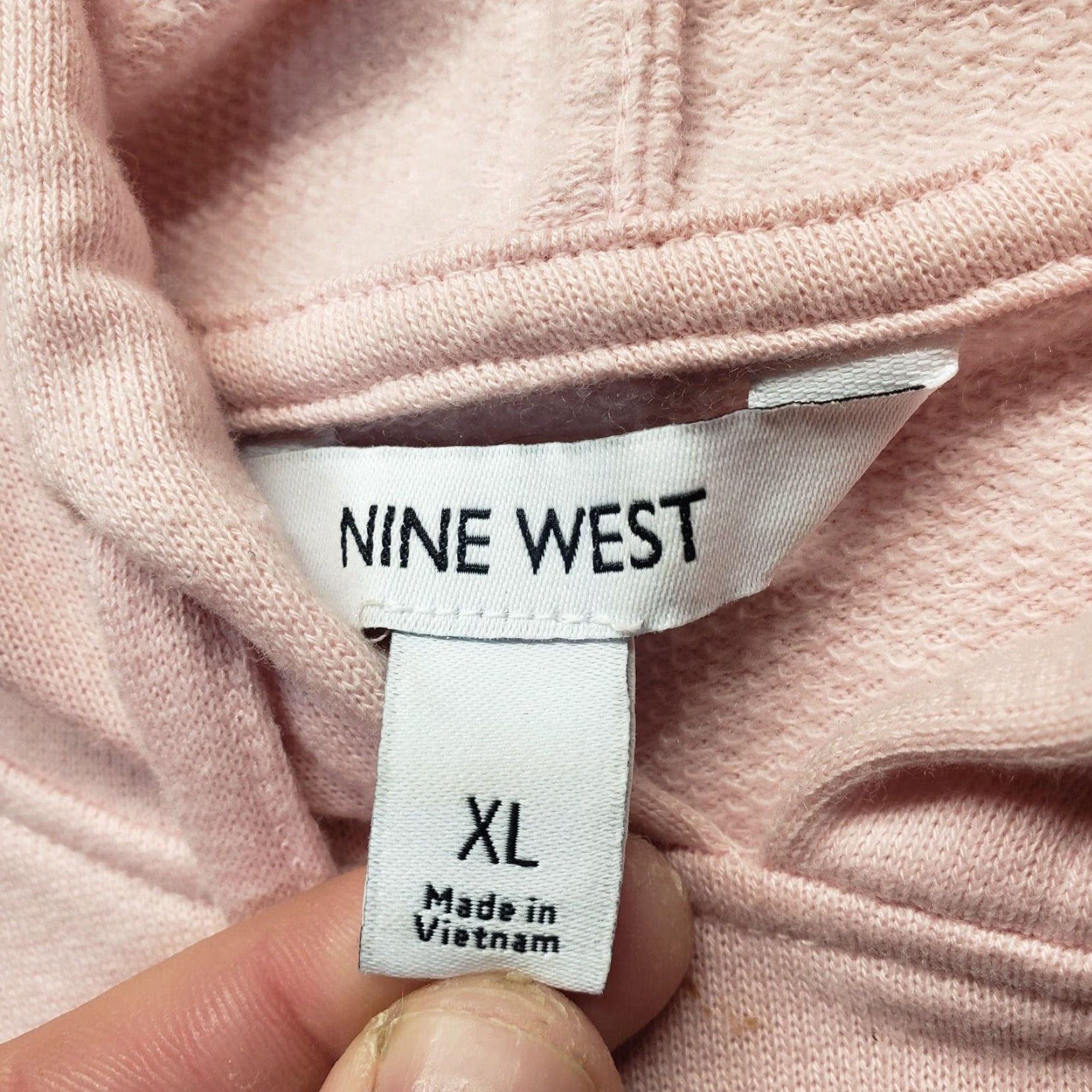 Nine West Nine West Pullover Sweater Shirt Adult Women's XL Pink Long Sleeve Pocket Size XL / US 12-14 / IT 48-50 - 3 Thumbnail
