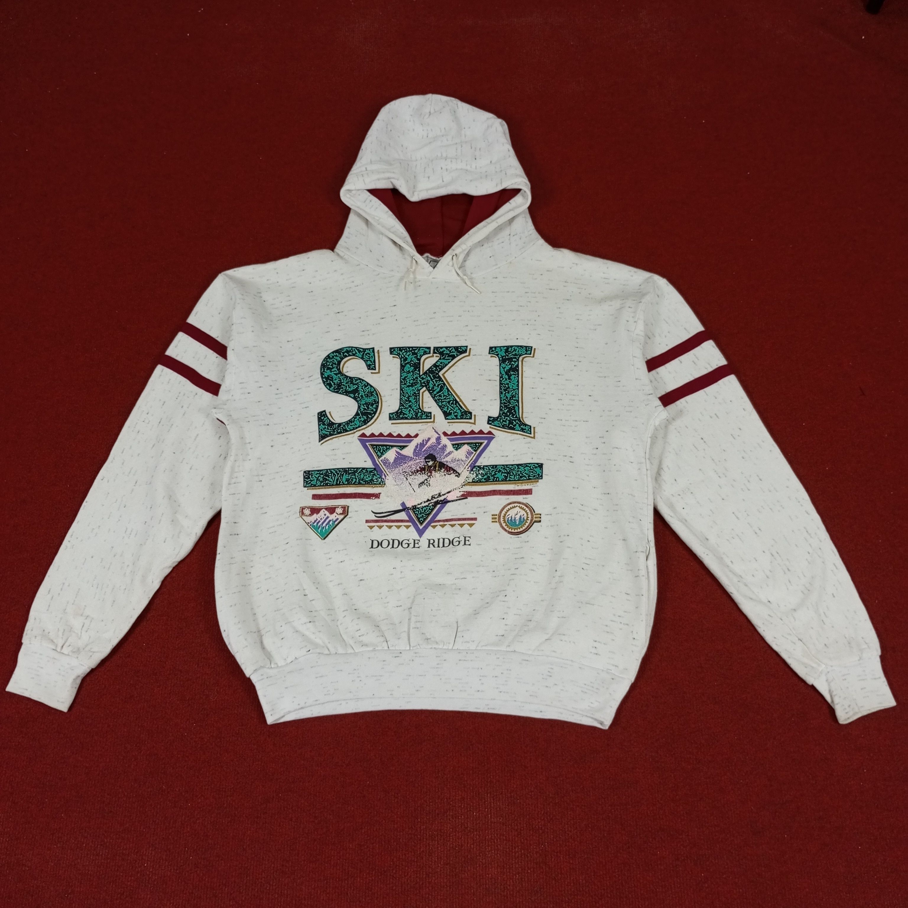 Vintage SKI Dodge Bridge Streetwear Style Hoodies Size US L / EU 52-54 / 3 - 1 Thumbnail