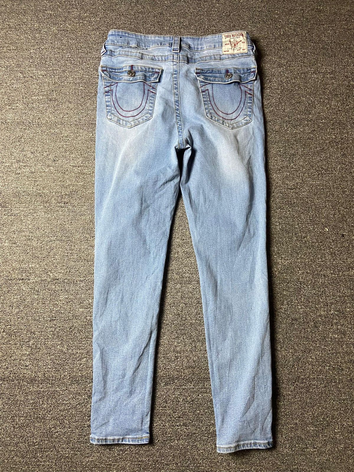 True Religion True Religion High Rise Super Skinny Jeans (144) Size US 31 - 2 Thumbnail