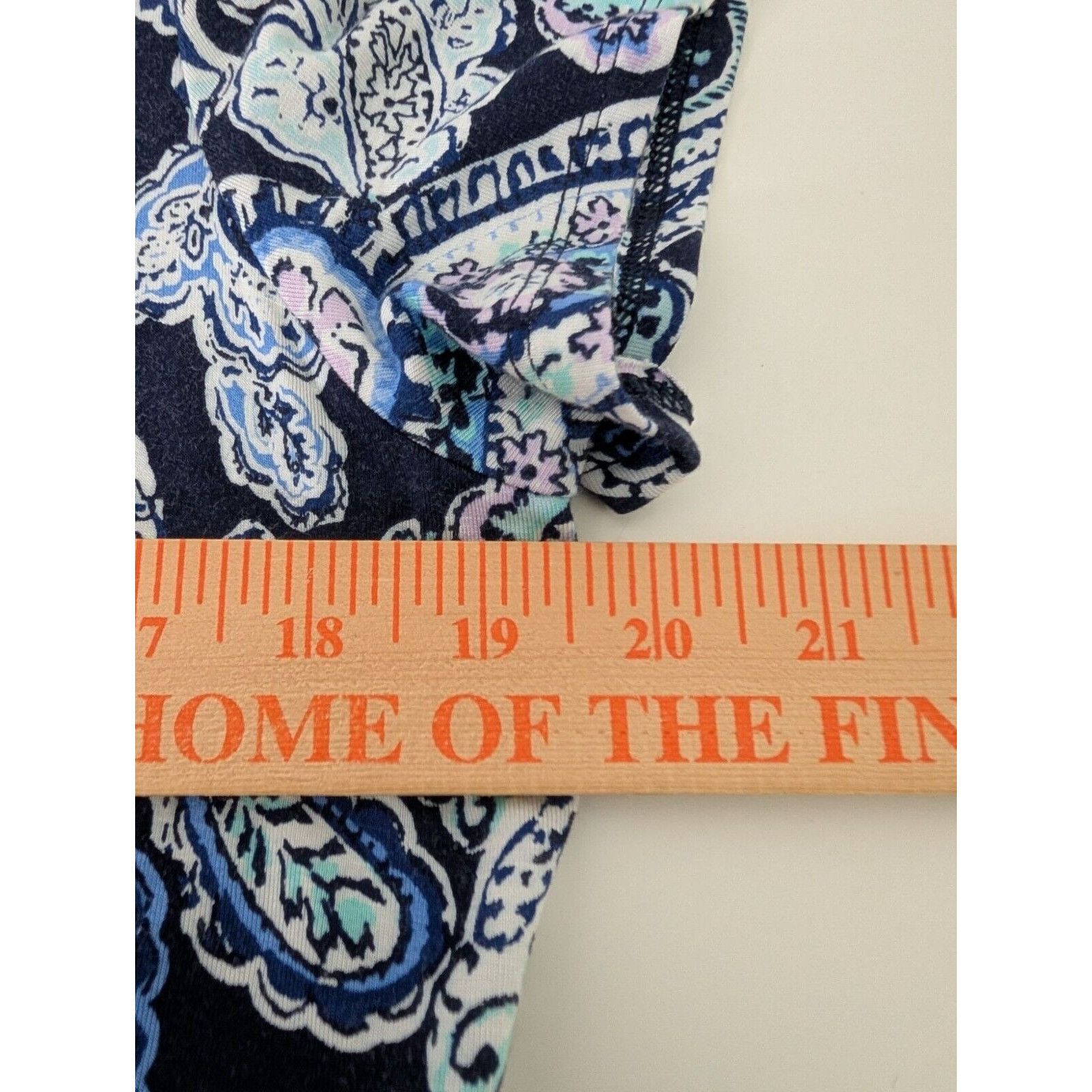 Croft & Barrow Croft & Barrow Paisley Dress Womens Size XL Blue V Neck Line Size XL / US 12-14 / IT 48-50 - 8 Thumbnail