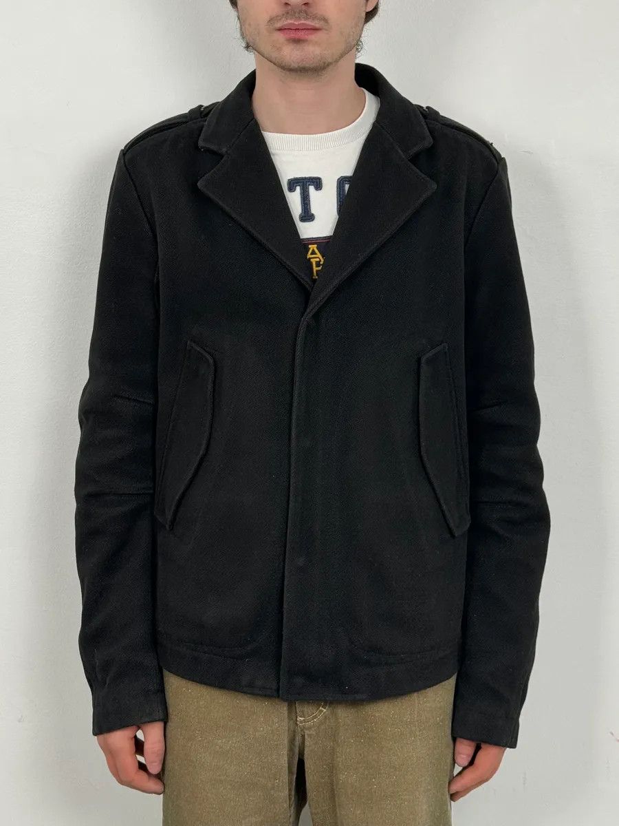 Diesel 2000s Diesel Black Classy Caban Jacket Size US M / EU 48-50 / 2 - 2 Thumbnail