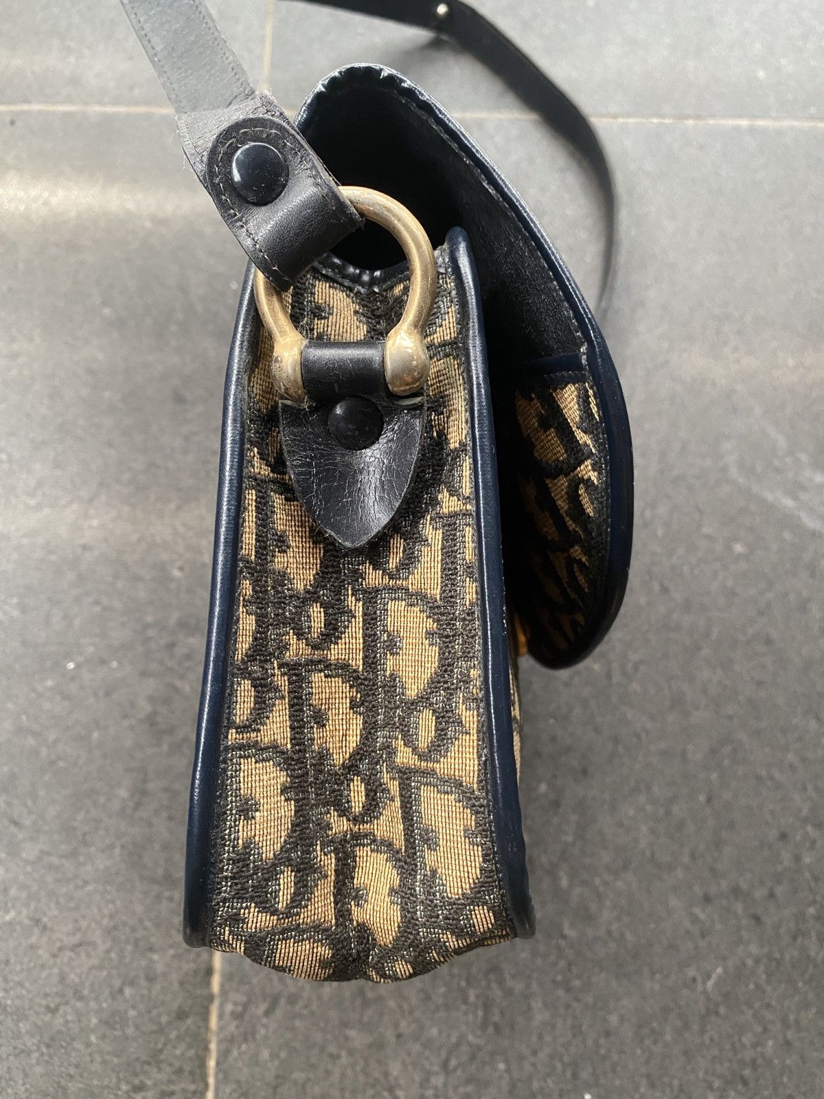 Dior Vintage Christian Dior 1970s Monogram Satchel Bag Size ONE SIZE - 19 Thumbnail