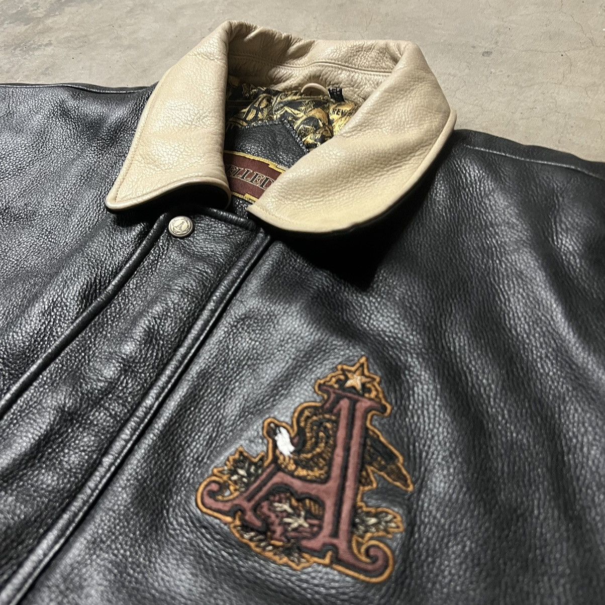 Budweiser × Vintage Vintage 90’s Budweiser Anheuser Busch Leather Jacket Size US L / EU 52-54 / 3 - 8 Thumbnail