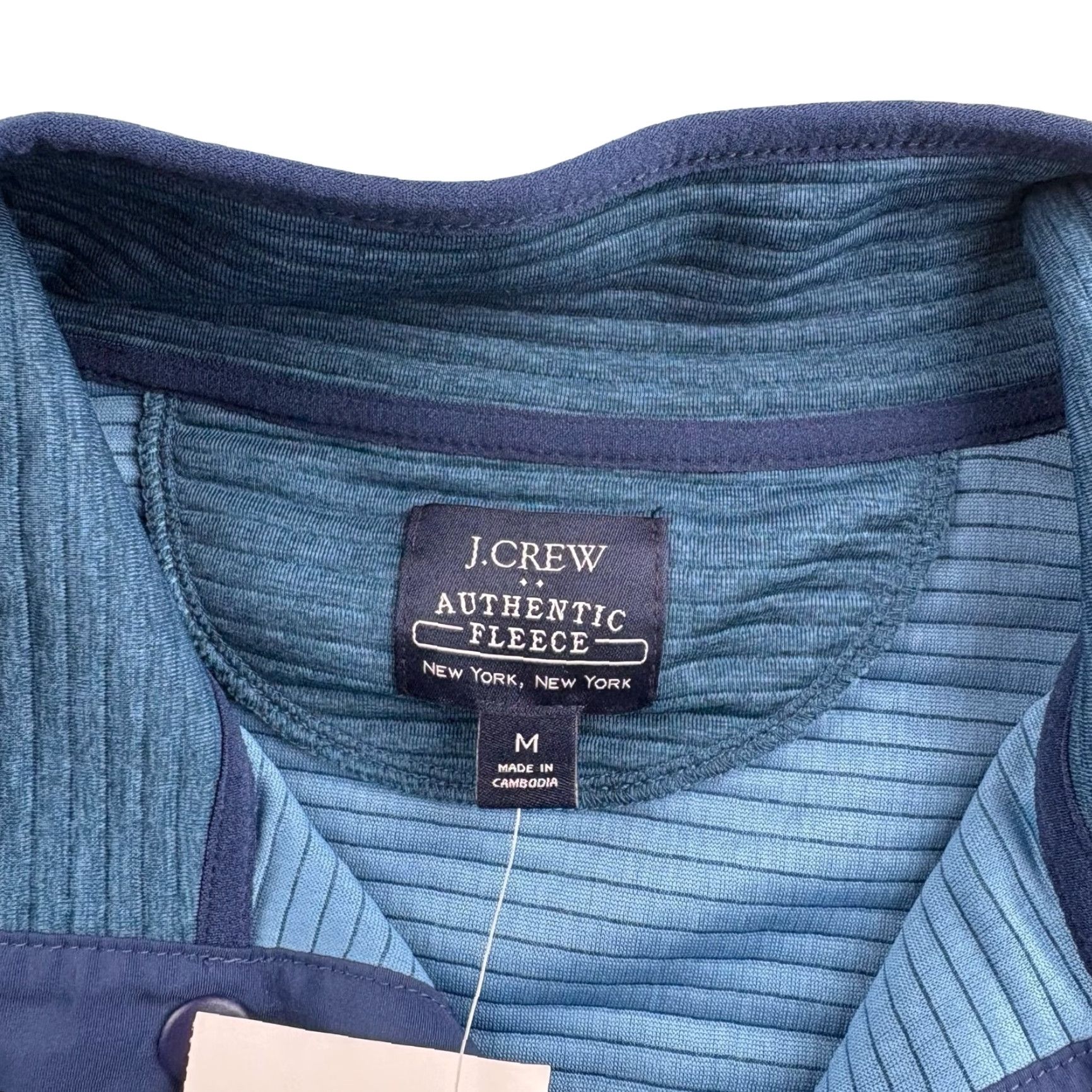 J.Crew J. Crew Men’s Sweatshirt Performance Authentic Fleece Snap Blue Medium Mens Size US M / EU 48-50 / 2 - 3 Thumbnail