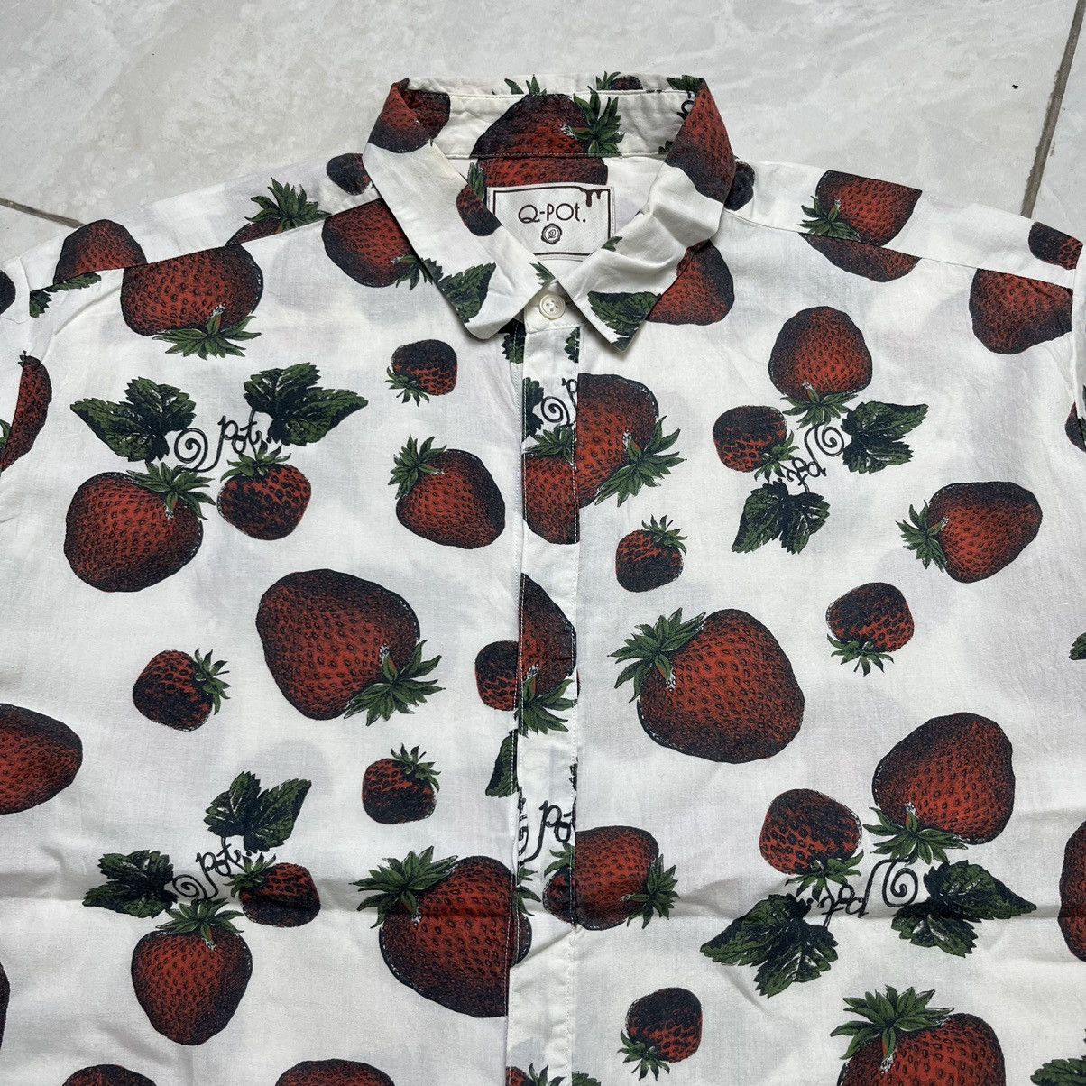 Designer × Japanese Brand gramme shibuya strawberry print button ups shirt Size US M / EU 48-50 / 2 - 4 Thumbnail