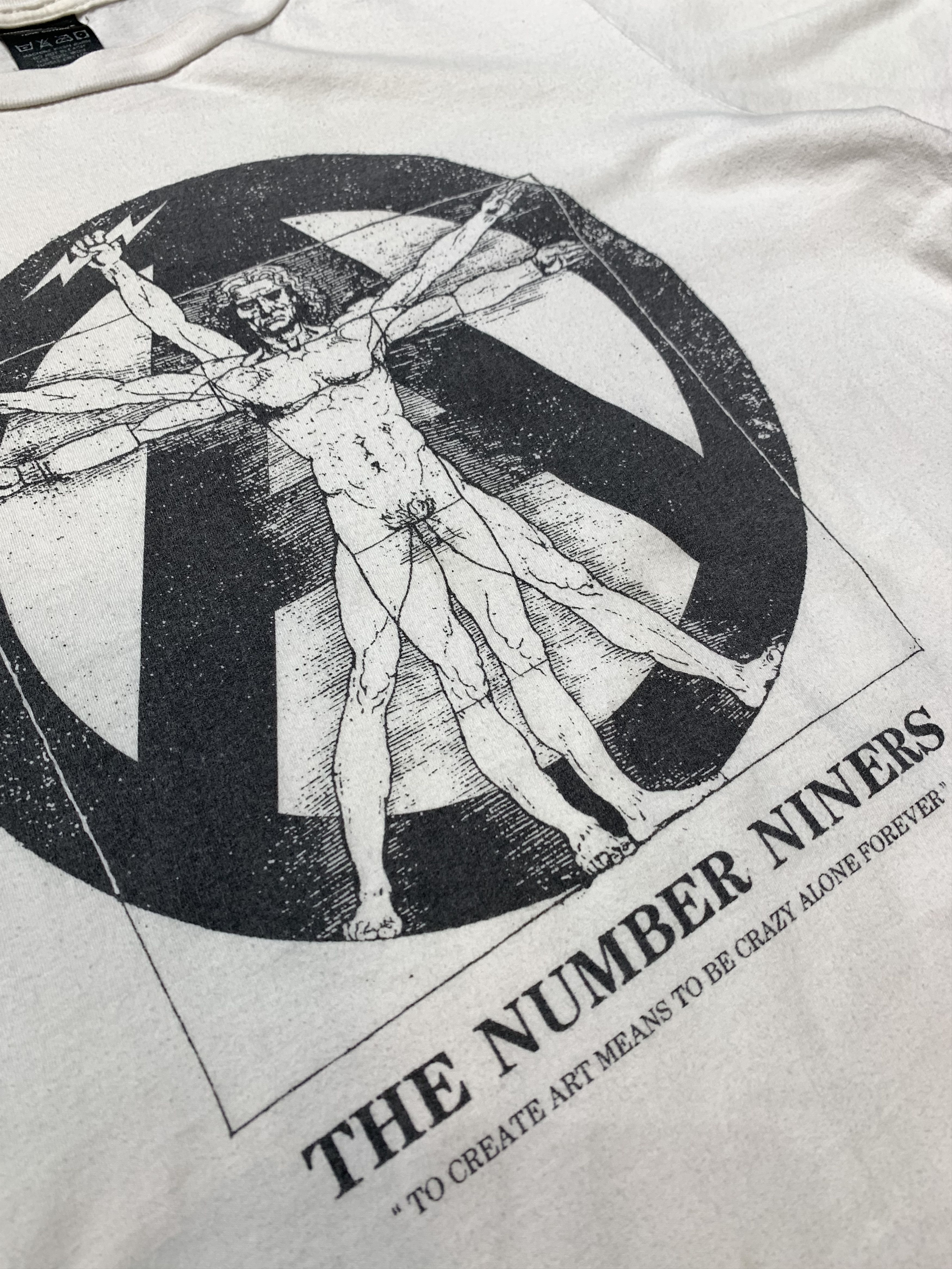 Number (N)ine Number Nine Vitruvian Man Anarchy Tshirt Japanese Brand Size US M / EU 48-50 / 2 - 4 Thumbnail