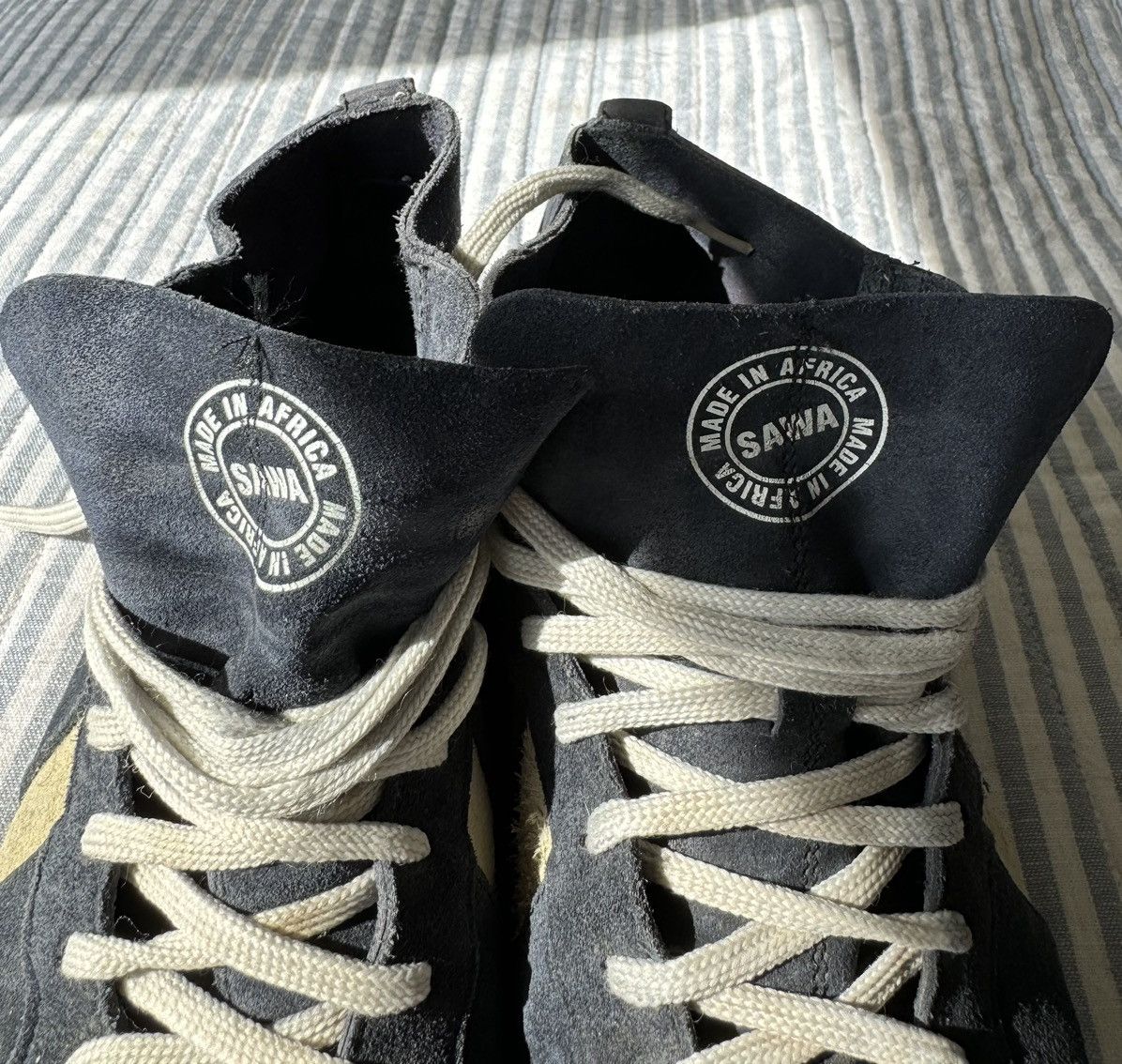 Other Sawa navy suede hi tops Size US 10 / EU 43 - 11 Thumbnail
