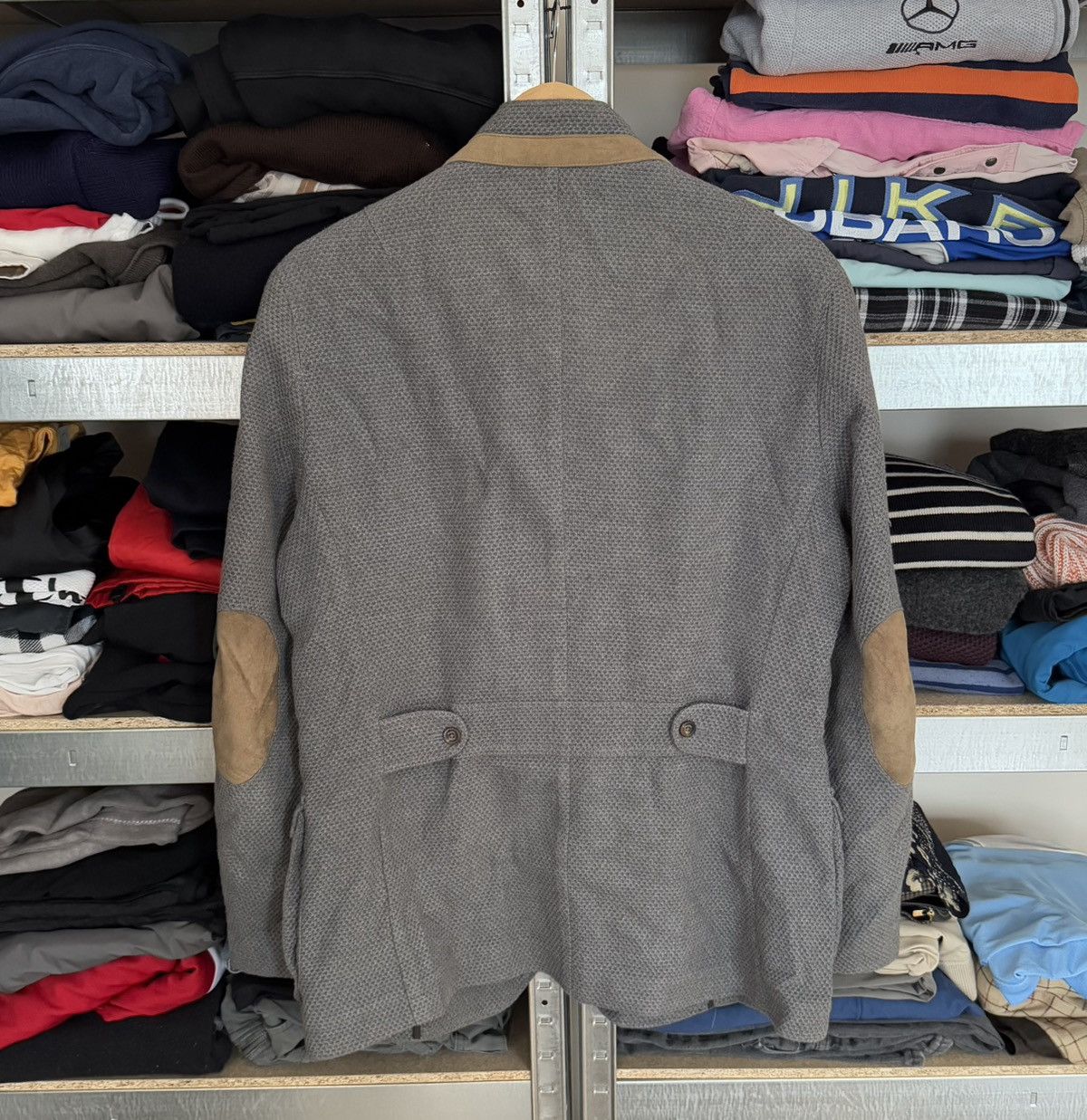 Designer × Massimo Dutti Massimo Dutti EUR52/USA42 blazer button up zip jacket coat Size 42S - 18 Thumbnail