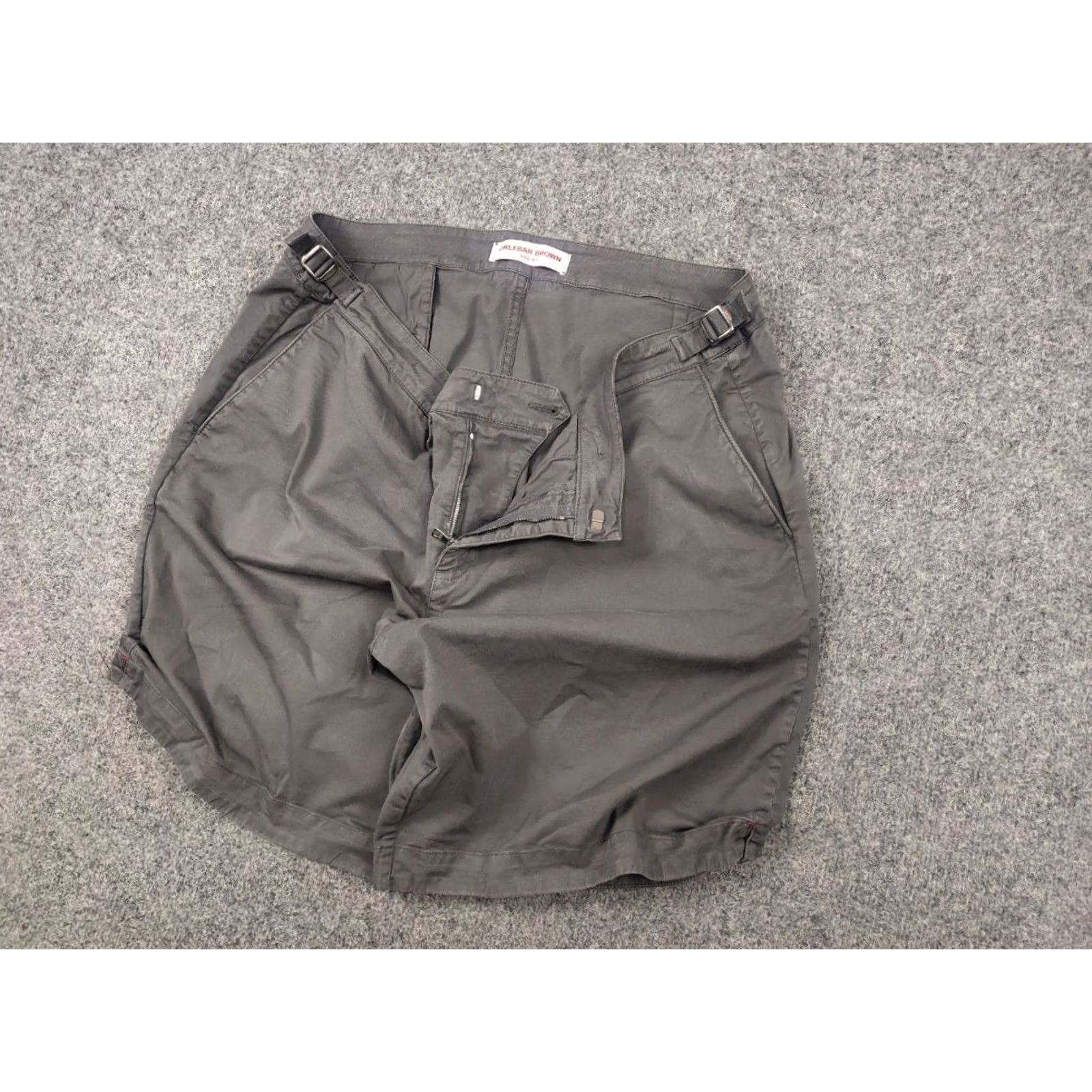 Orlebar Brown Orlebar Brown Design Cotton blend gray Bulldog Twill Pocket Minimalistic Shorts Size US 36 / EU 52 - 3 Thumbnail