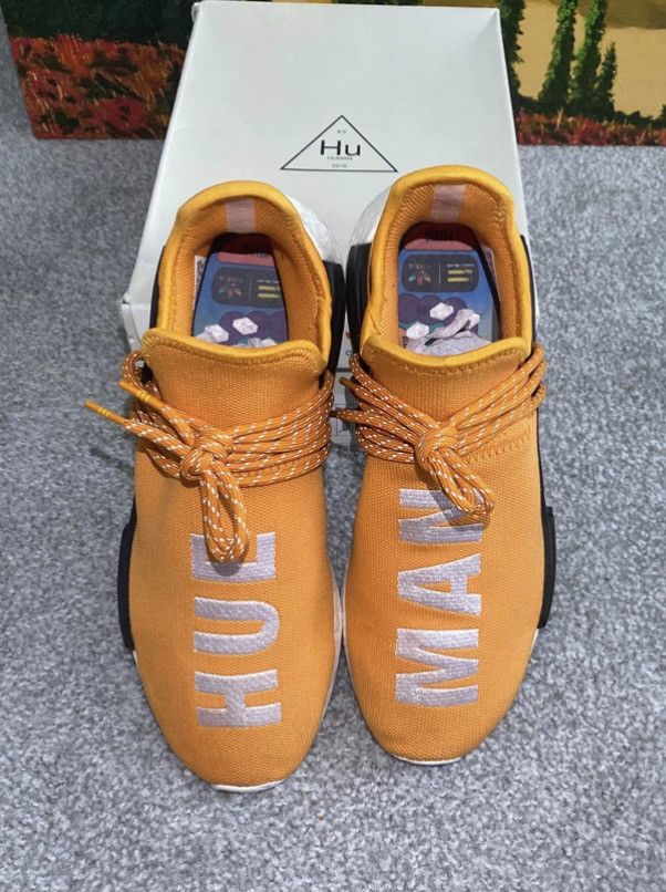 Adidas × Pharrell Pharrell NMD Human Race x Tangerine Size US 9.5 / EU 42-43 - 3 Thumbnail