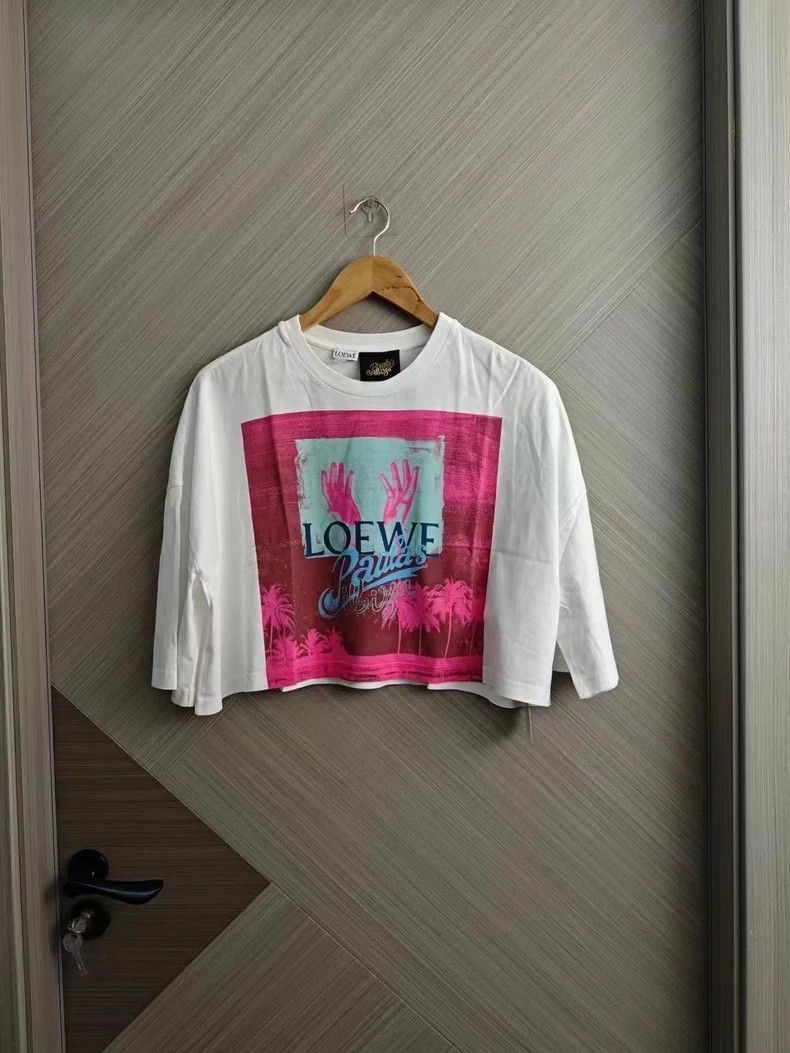 Loewe LOEWE White short sleeves Size S / US 4 / IT 40 - 2 Thumbnail
