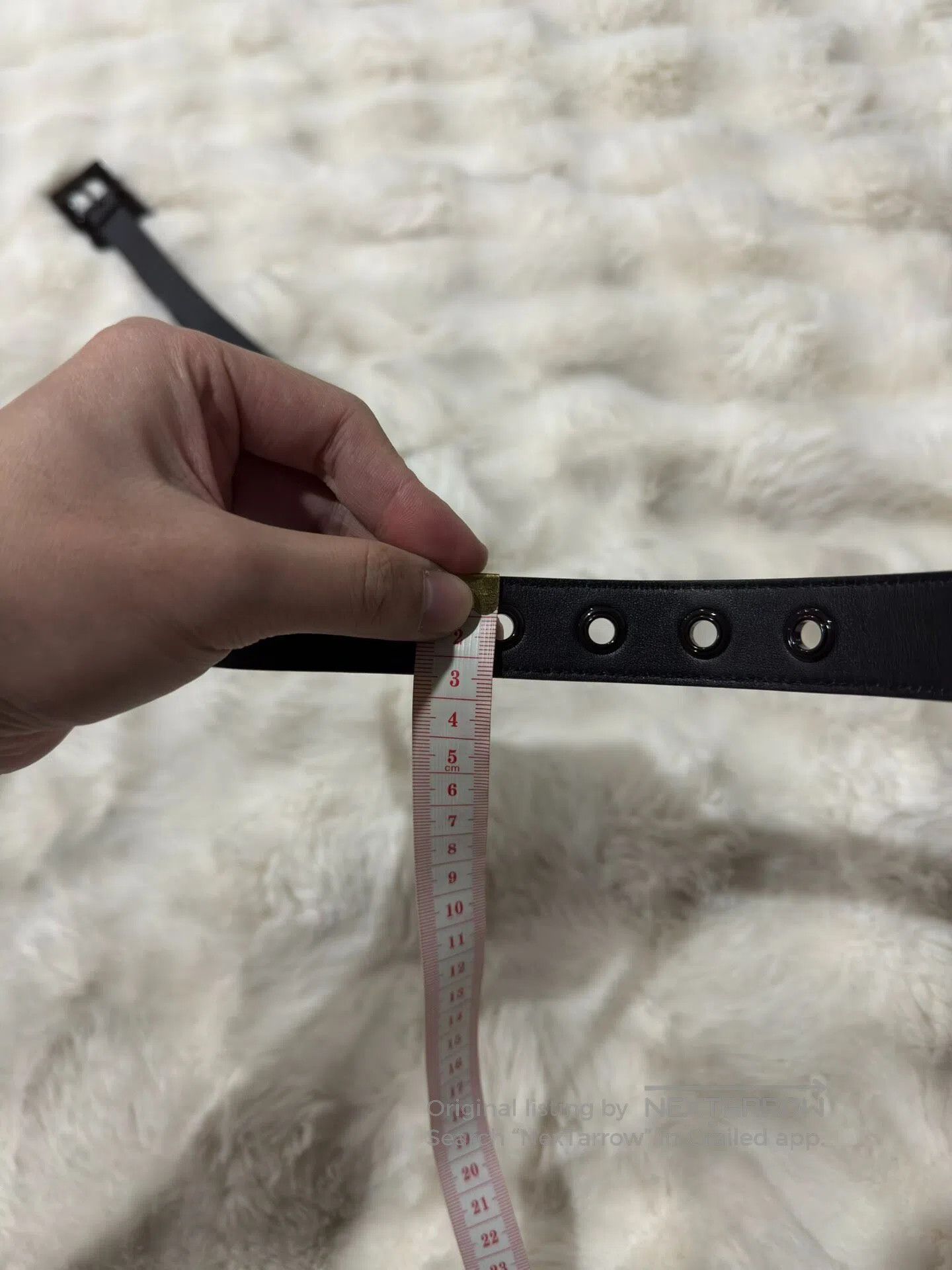Saint Laurent Paris Saint Laurent Paris size 80 Embossed Leather Belt| Size ONE SIZE - 6 Thumbnail