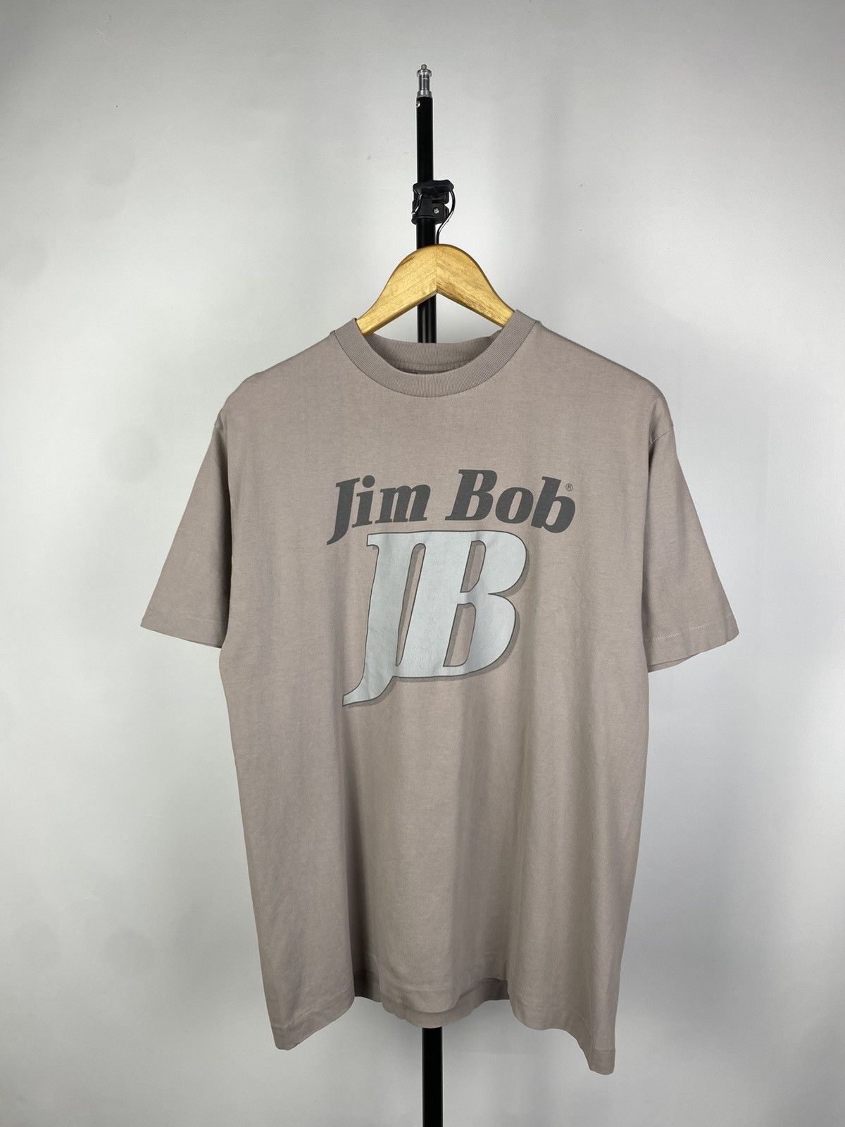 Band Tees × Vintage Vintage 90's Music Logo Jim Bob Y2K T-Shirt Size US M / EU 48-50 / 2 - 1 Thumbnail