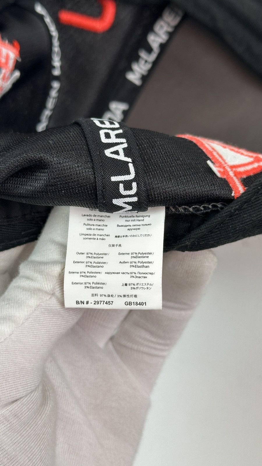 Malcolm McLaren Formula 1 Mclaren Honda Cap Adjustable Size ONE SIZE - 7 Thumbnail