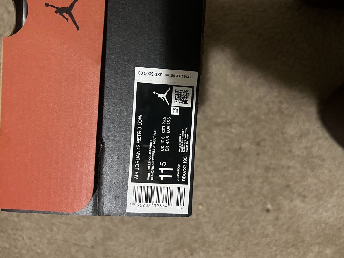 Jordan Brand Retro 12 Easter Size US 11.5 / EU 44-45 - 7 Thumbnail