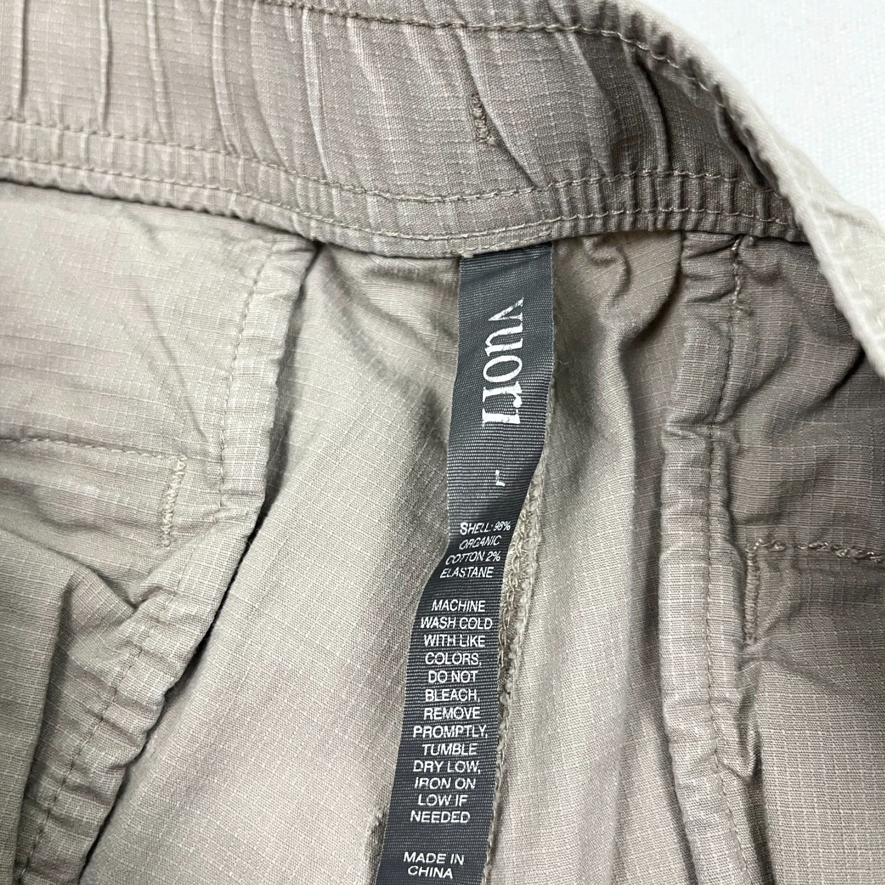 Vuori Vuori Pants Mens L x 29" Brown Ripstop Climber Utility Organic Cotton Pockets Size US 33 - 3 Thumbnail