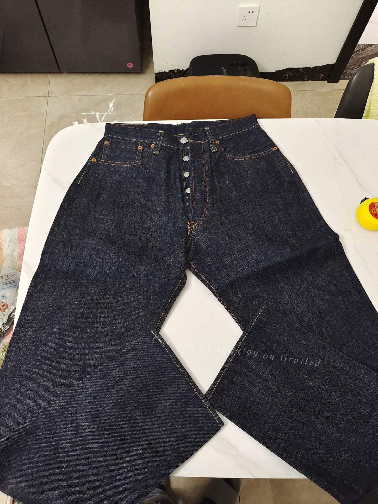 Vintage 90s Japanese Denim Sample 55 Fit W30 Size US 30 / EU 46 - 1 Thumbnail