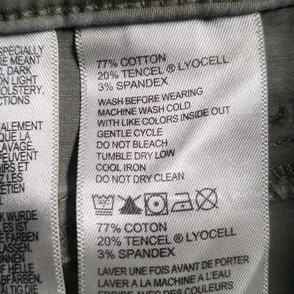Tommy Bahama CT705 Tommy Bahama Army Green Straight Ankle Pant 31X 28 Size 30" / US 8 / IT 44 - 4 Thumbnail